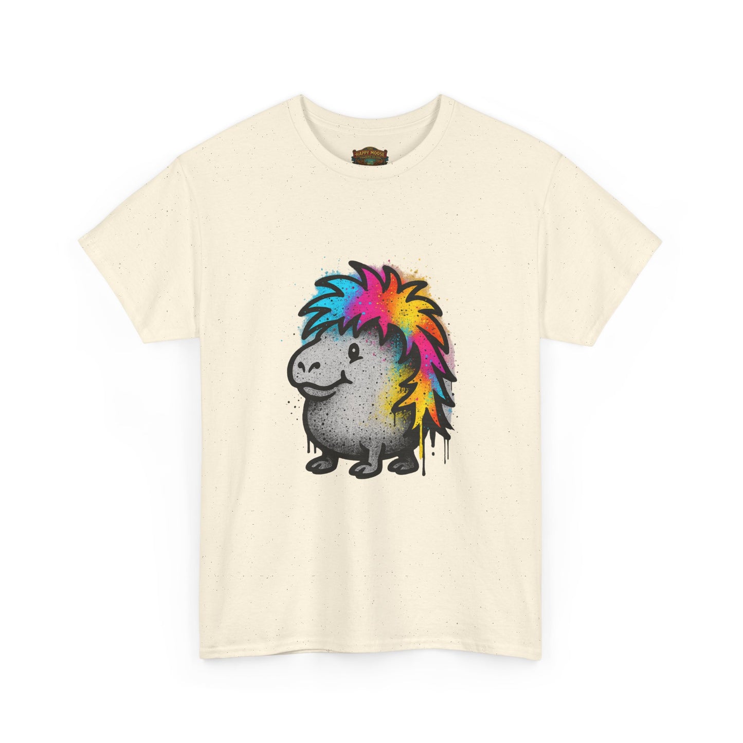 Rainbow Mohawk Quokka T-Shirt — Cute Colorful Quokka Tee
