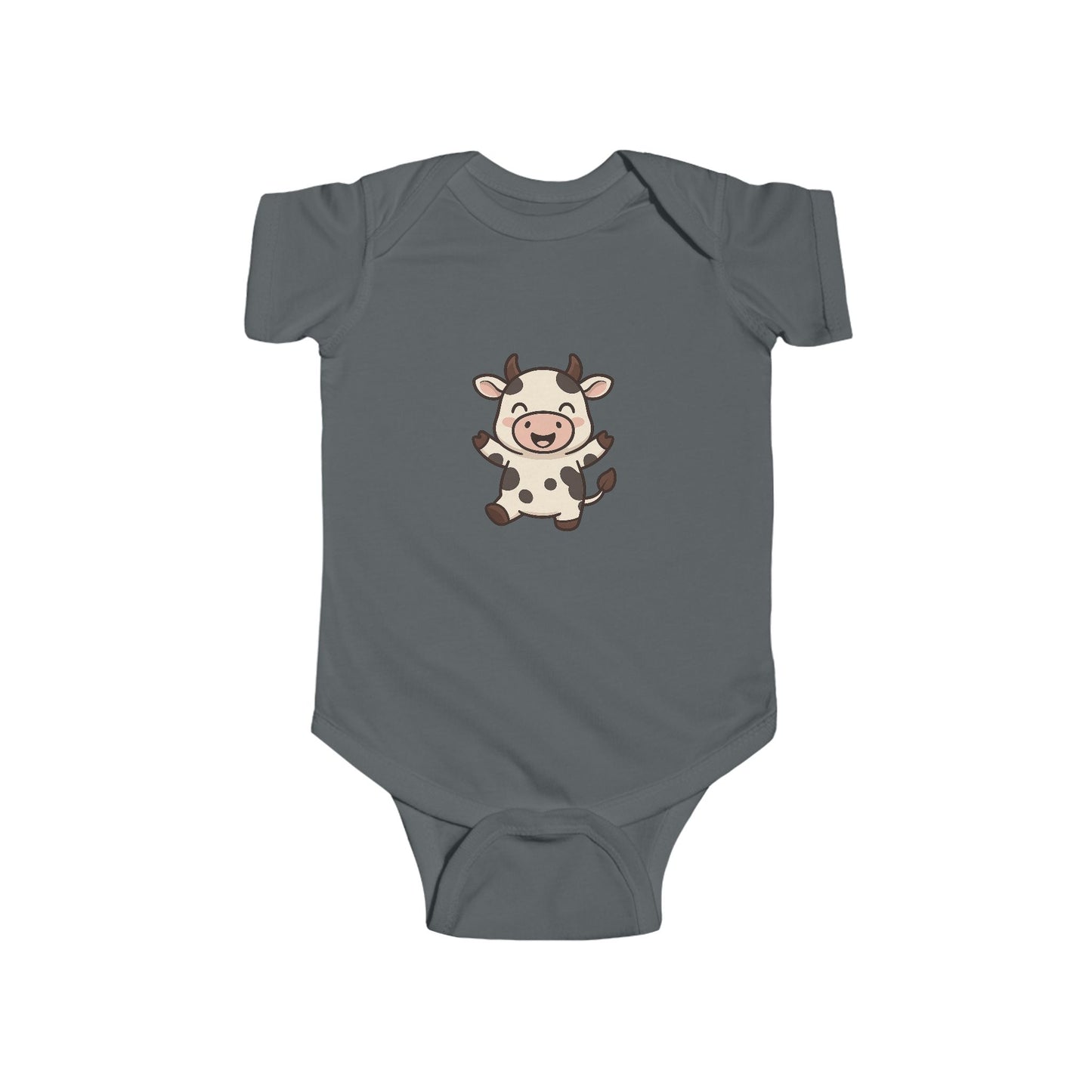 Cute Cow Infant Bodysuit - Baby Vest Cute Cow Design