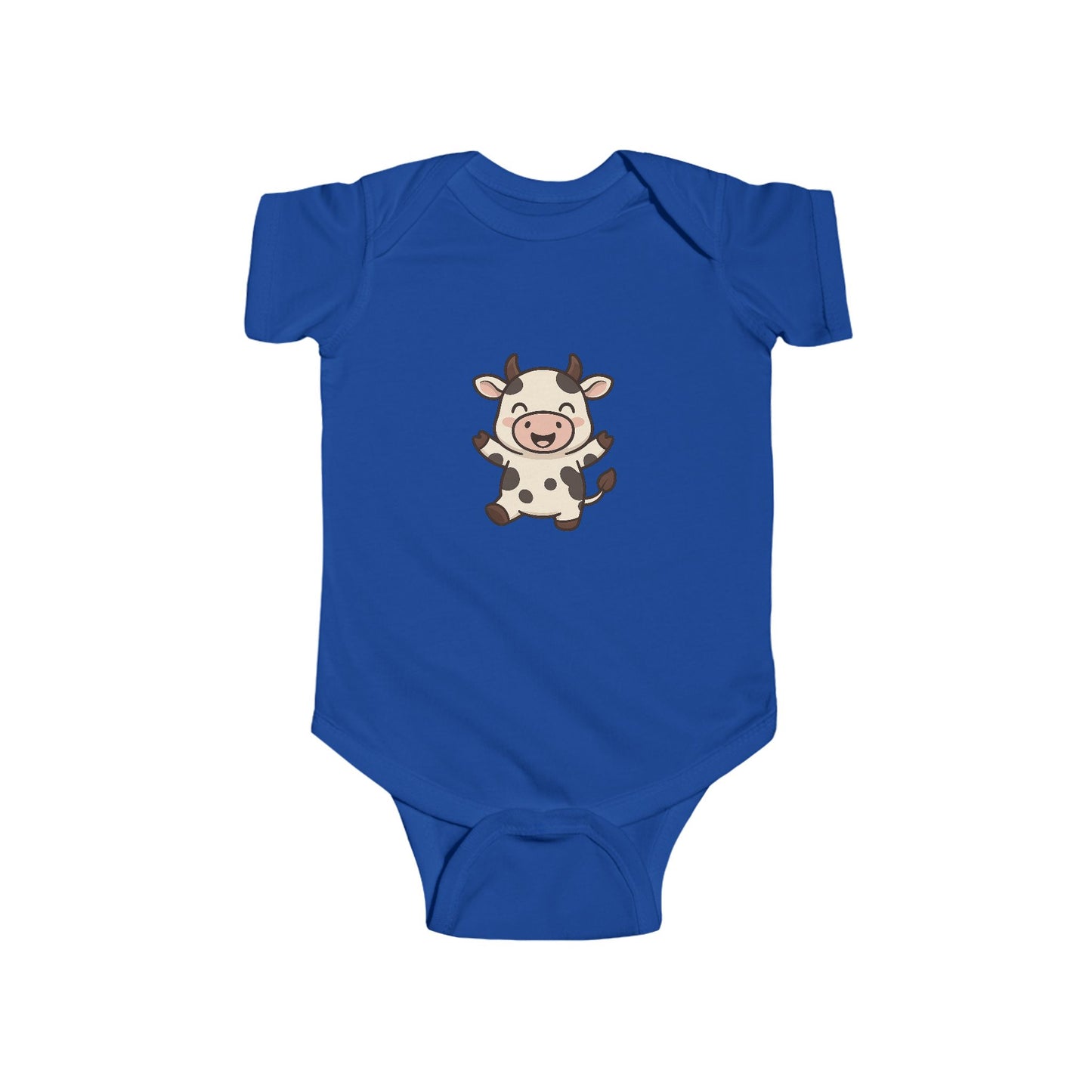 Cute Cow Infant Bodysuit - Baby Vest Cute Cow Design