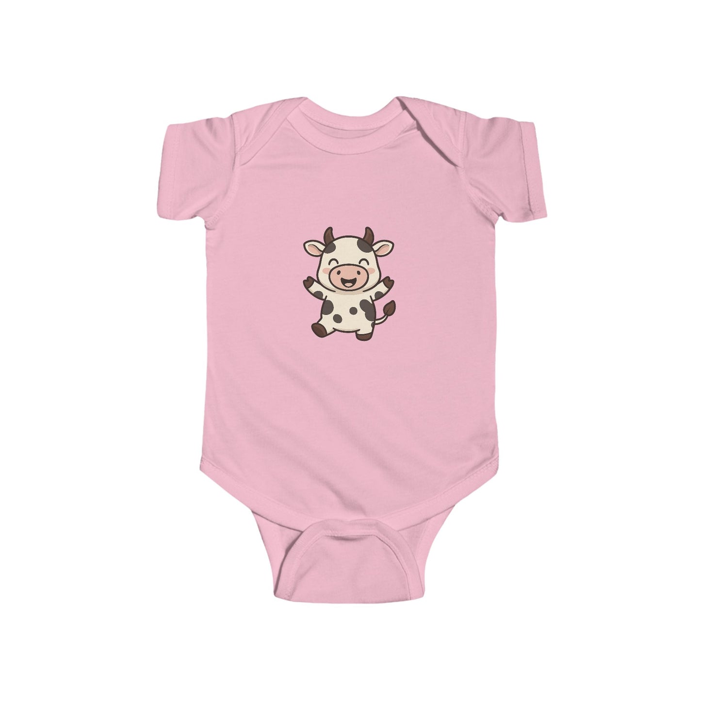 Cute Cow Infant Bodysuit - Baby Vest Cute Cow Design