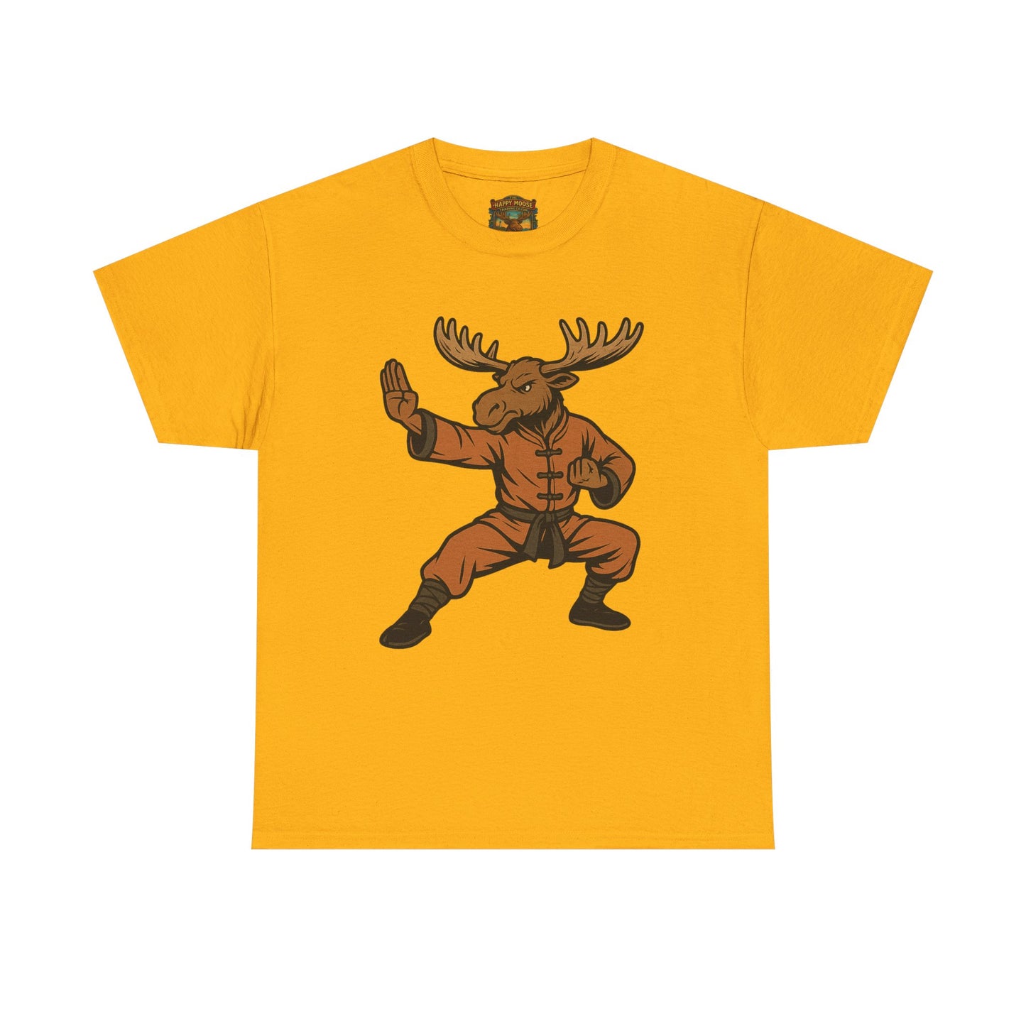 Moose Lee Kung Fu T-Shirt — Martial Arts Moose Graphic Tee