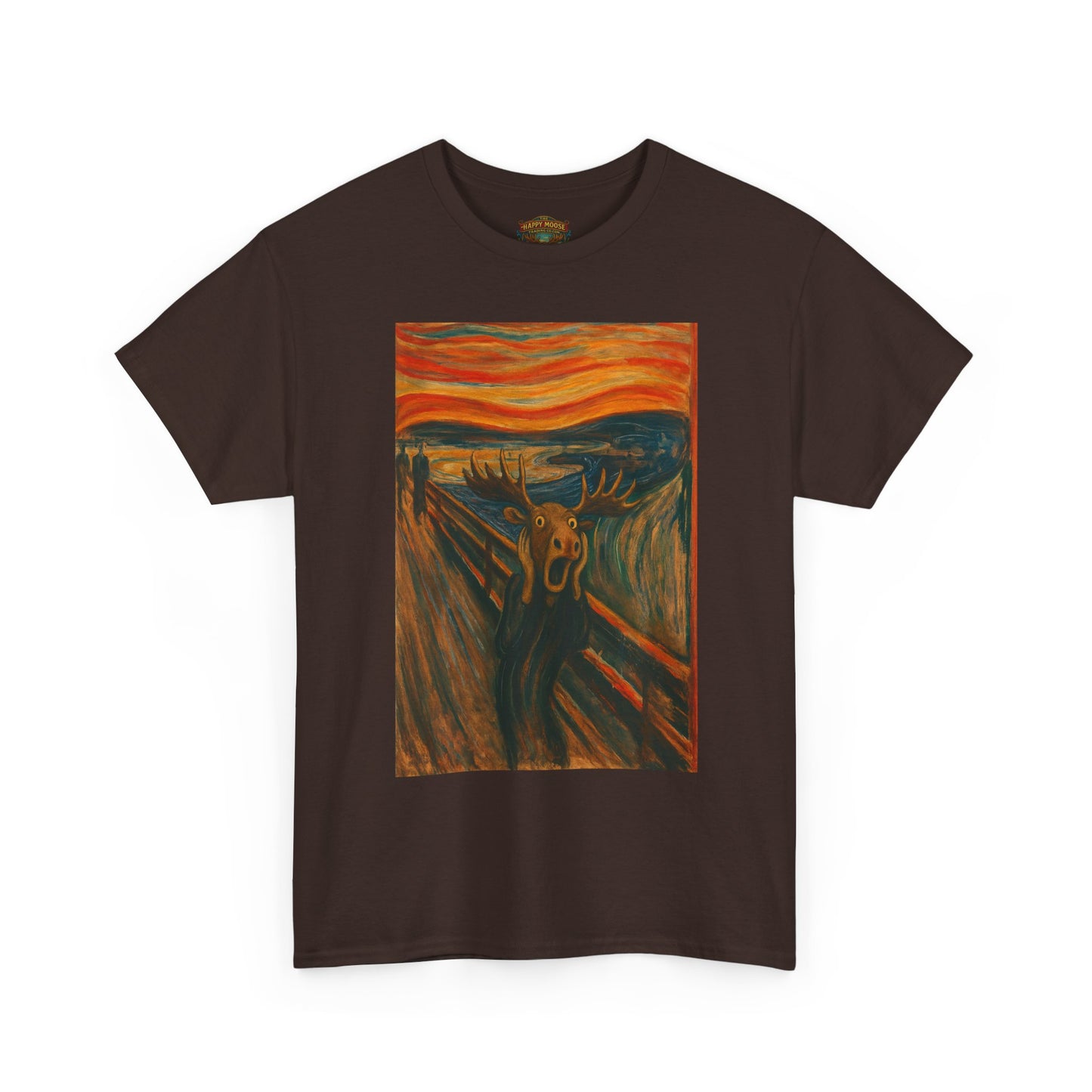 The Scream Art Print T‑Shirt — Vintage Expressionist Graphic Tee