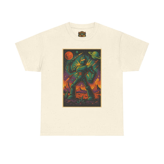 Space Robot T-Shirt | Retro Astronaut Droid Graphic Tee