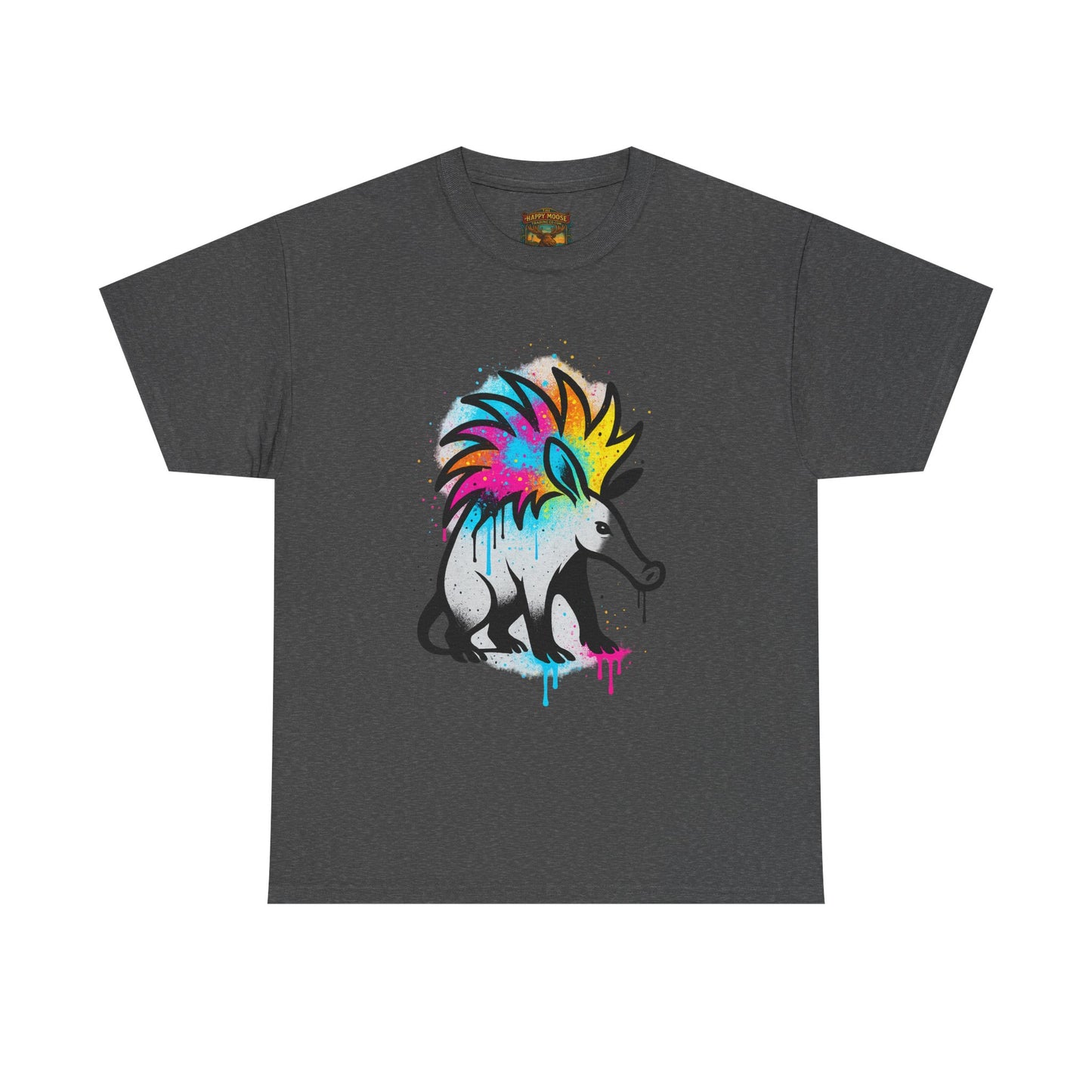 Porcupine Graffiti T-Shirt — Colorful Street Art Animal Tee