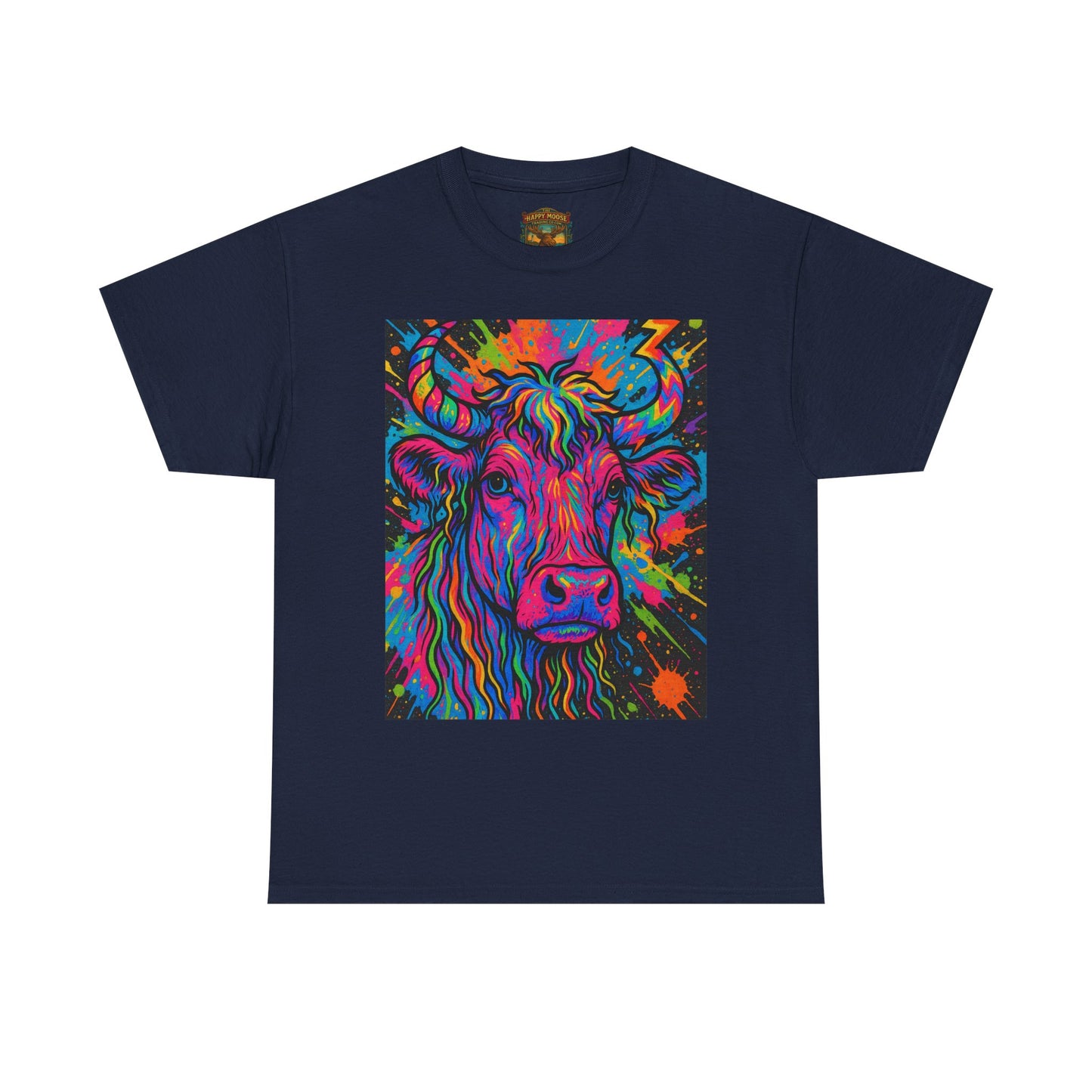 Psychedelic Cow Art Tee