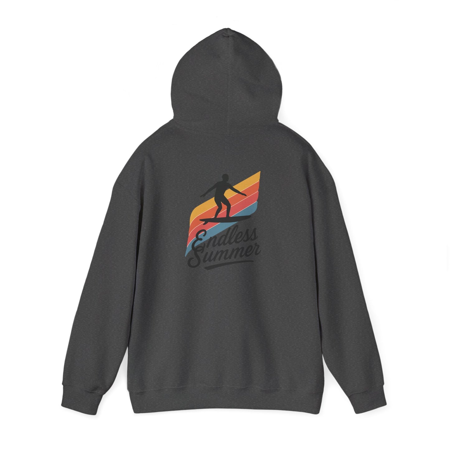 Endless Summer Surf Hoodie — Retro Sunset Skateboard Pullover
