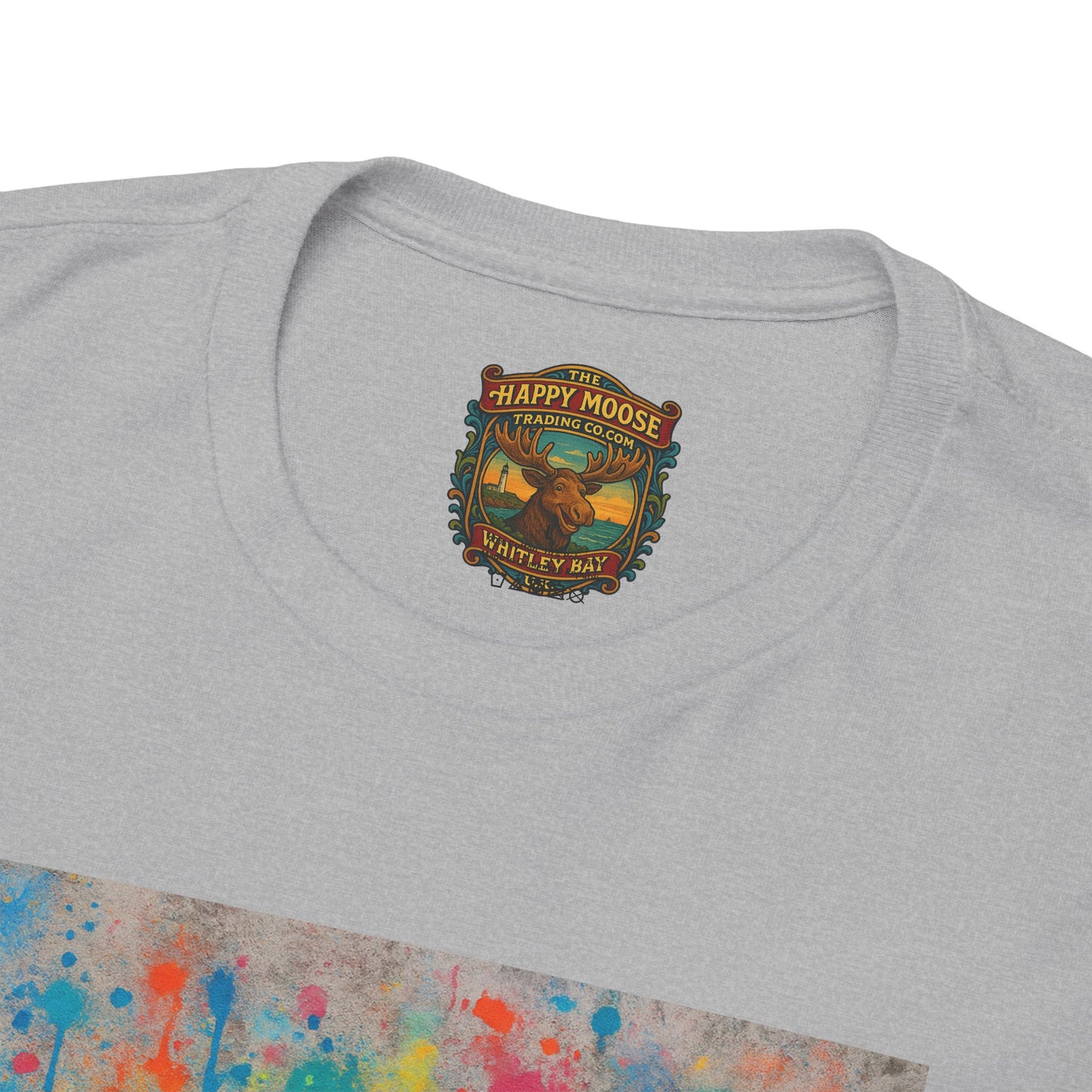 Psychedelic Highland Cow T-Shirt | Retro Rainbow Cow Art 8