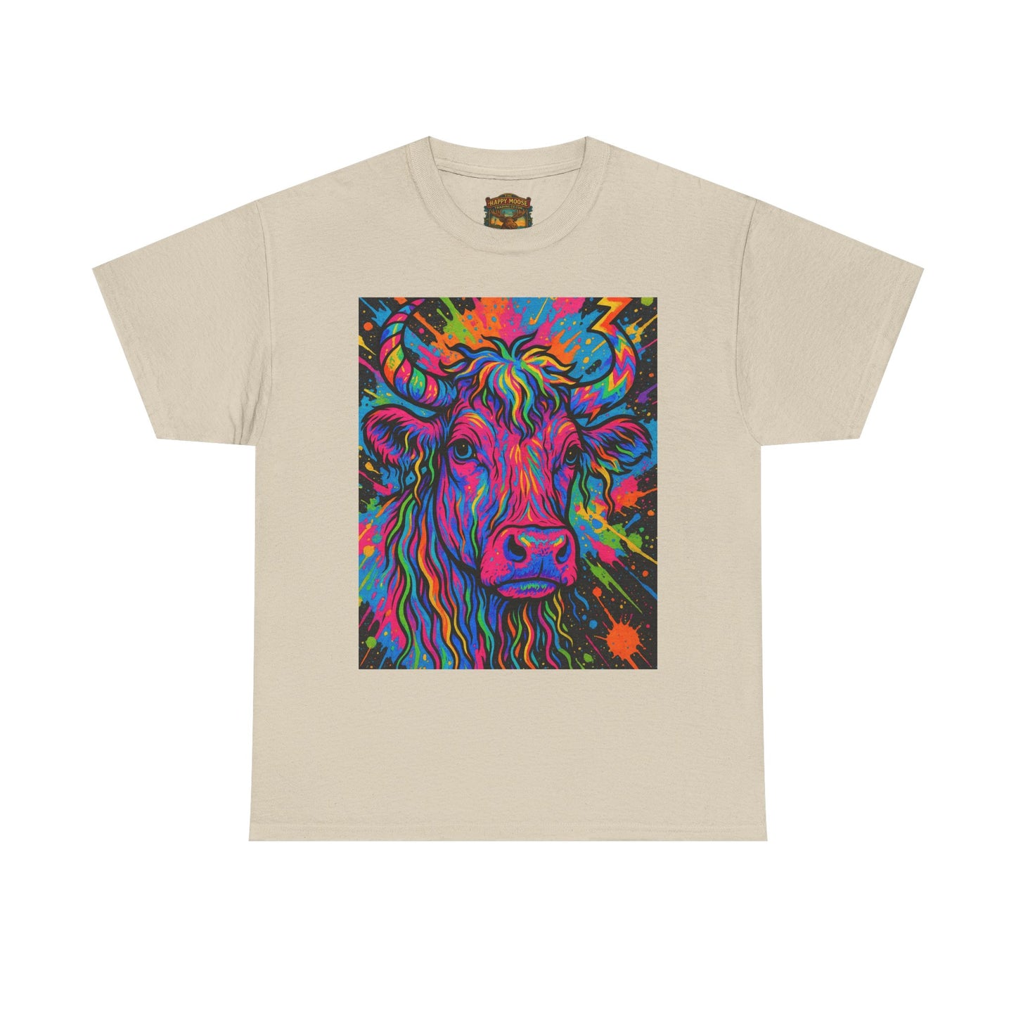 Psychedelic Cow Art Tee