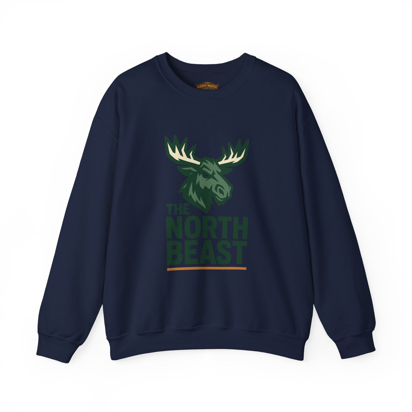Crewneck Sweatshirt — "The North Beast" Moose Logo Pullover