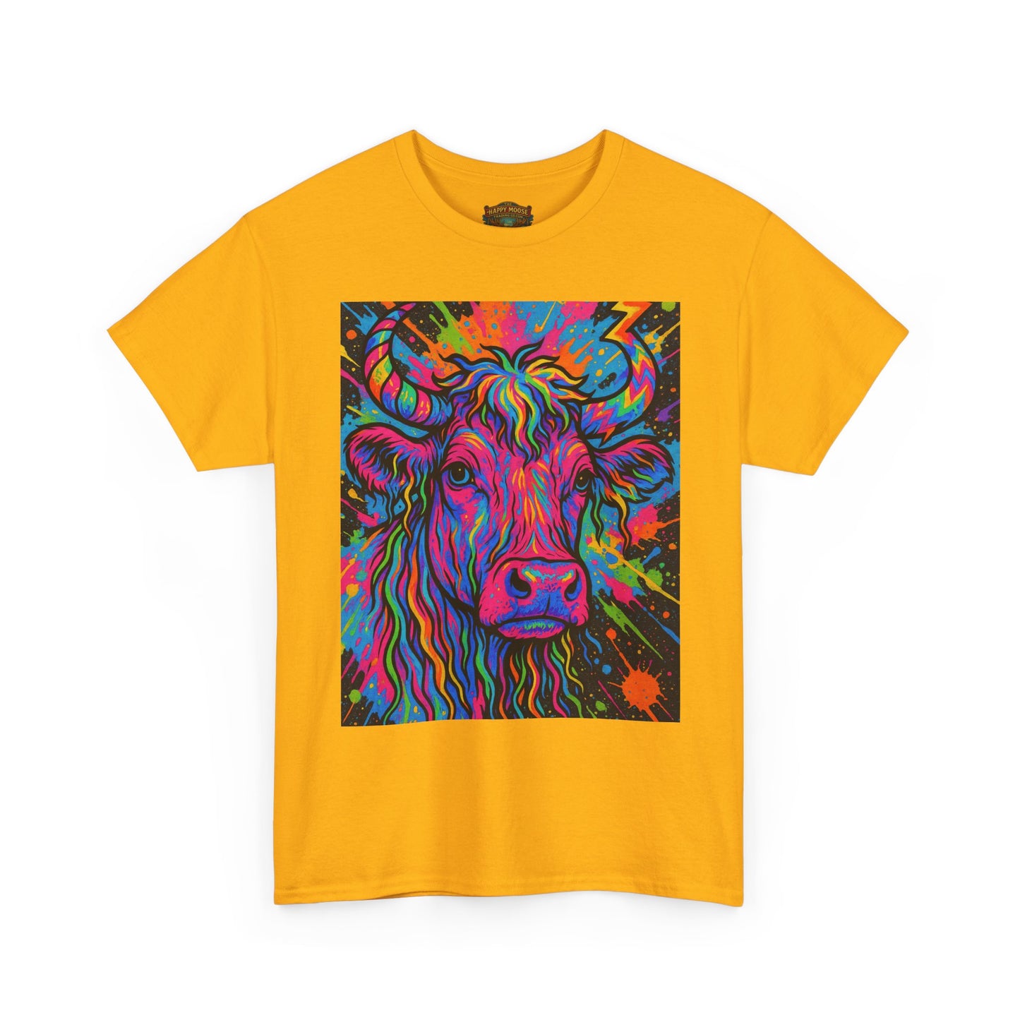 Psychedelic Cow Art Tee