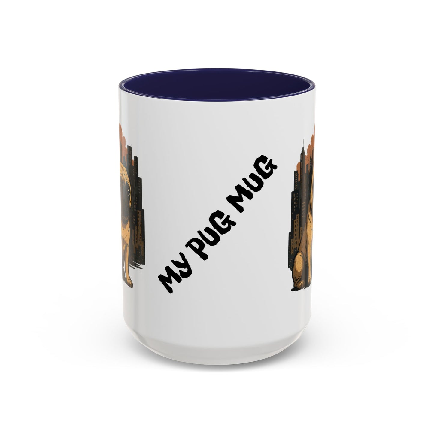 My Pug Mug Coffee Mug — Rustic Mountain Sunset Design
