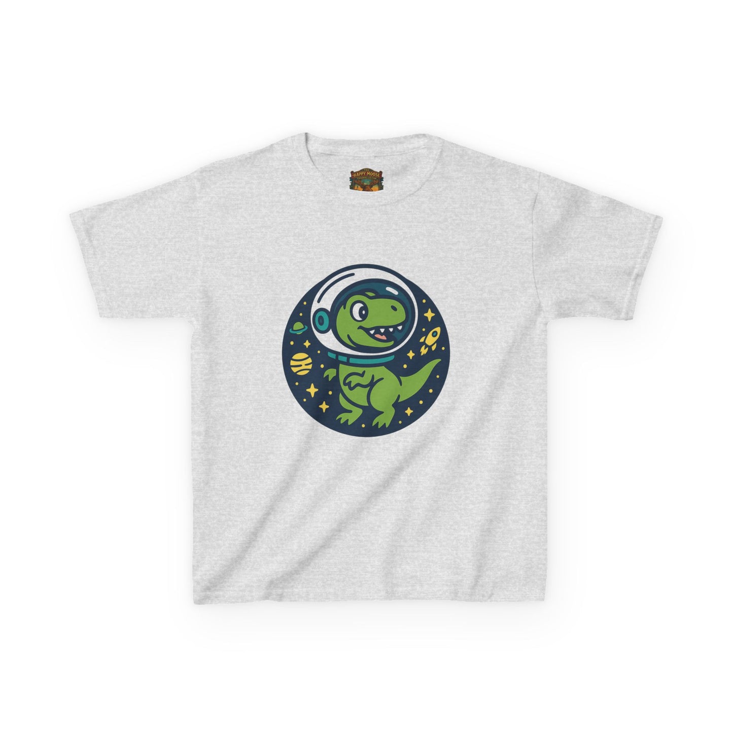 Kids Tee — Space Dino Astronaut Graphic