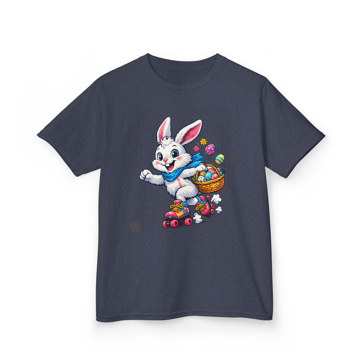 Kids Easter Bunny T-Shirt — Bunny with Easter Eggs Basket