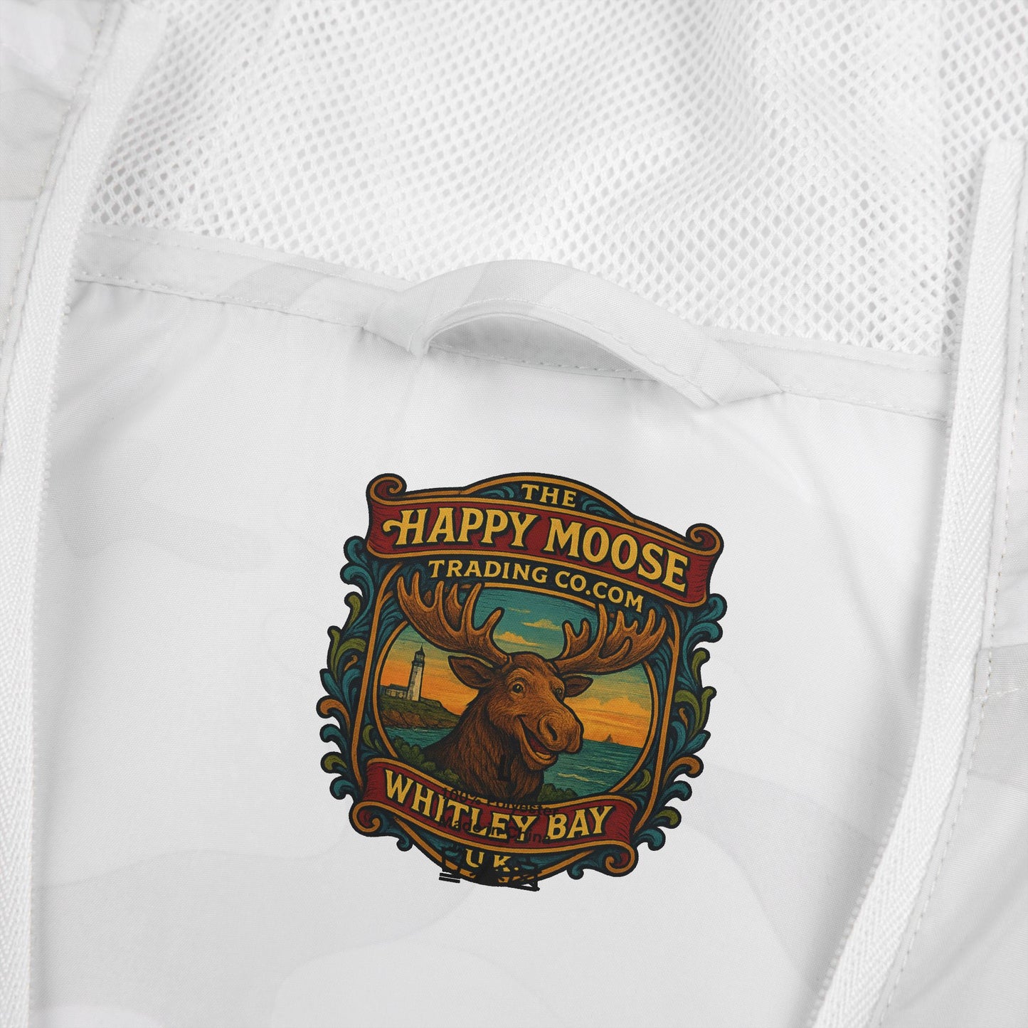 Windbreaker Jacket — Green Crest Emblem Hooded Windbreaker