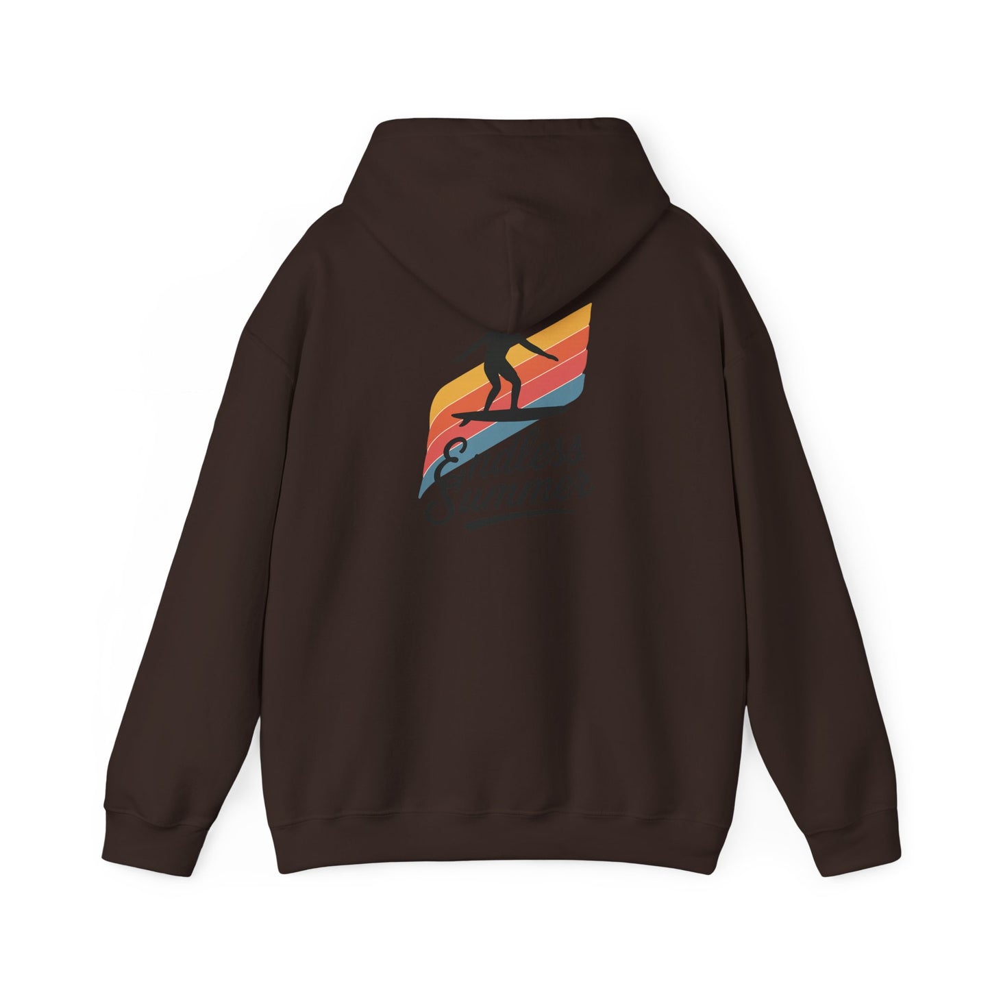 Endless Summer Surf Hoodie — Retro Sunset Skateboard Pullover