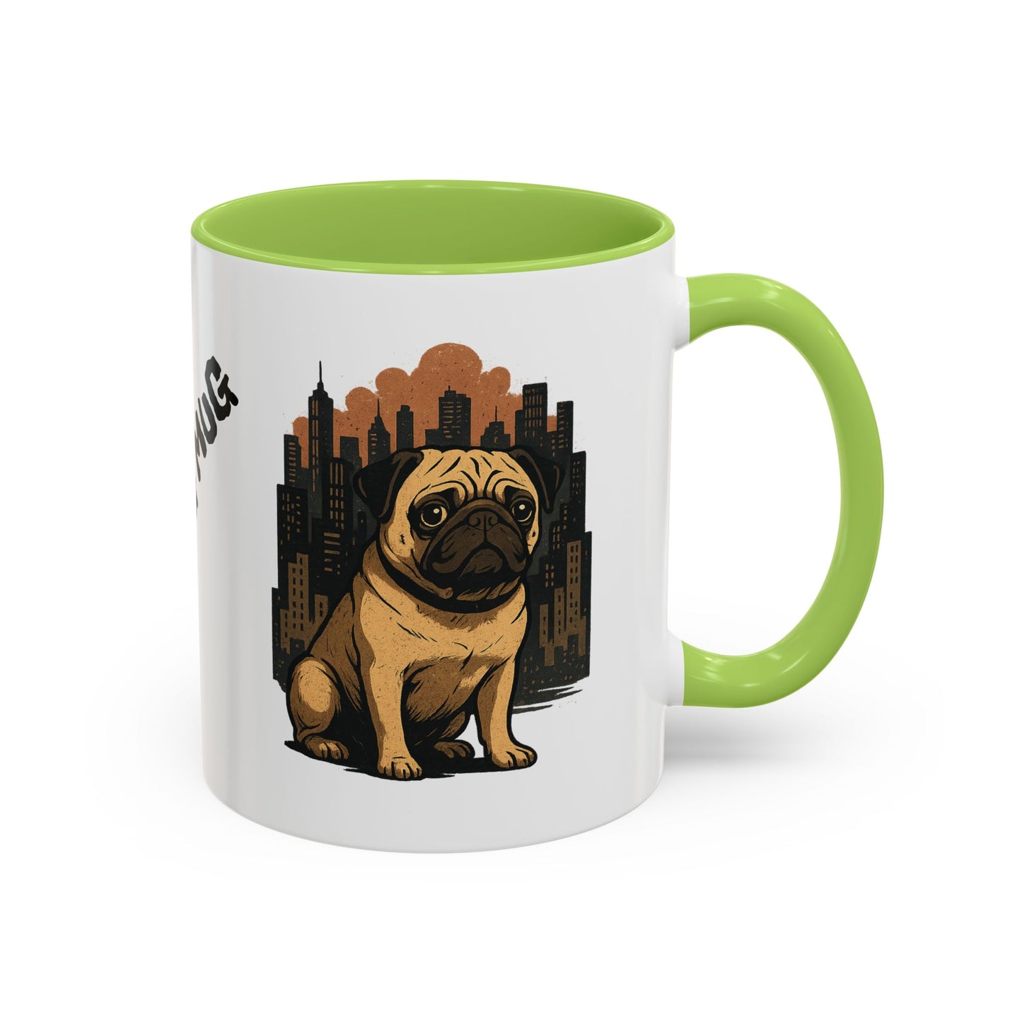 My Pug Mug Coffee Mug — Rustic Mountain Sunset Design