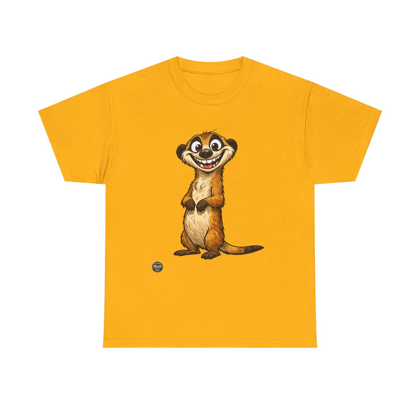 Meerkat Cute Cartoon T-Shirt — Playful Wildlife Tee