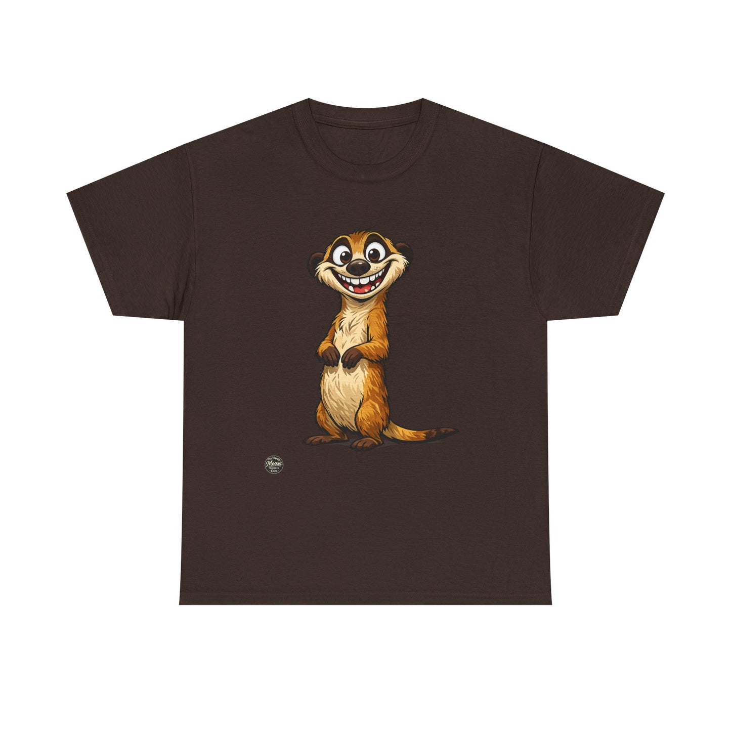 Meerkat Cute Cartoon T-Shirt — Playful Wildlife Tee
