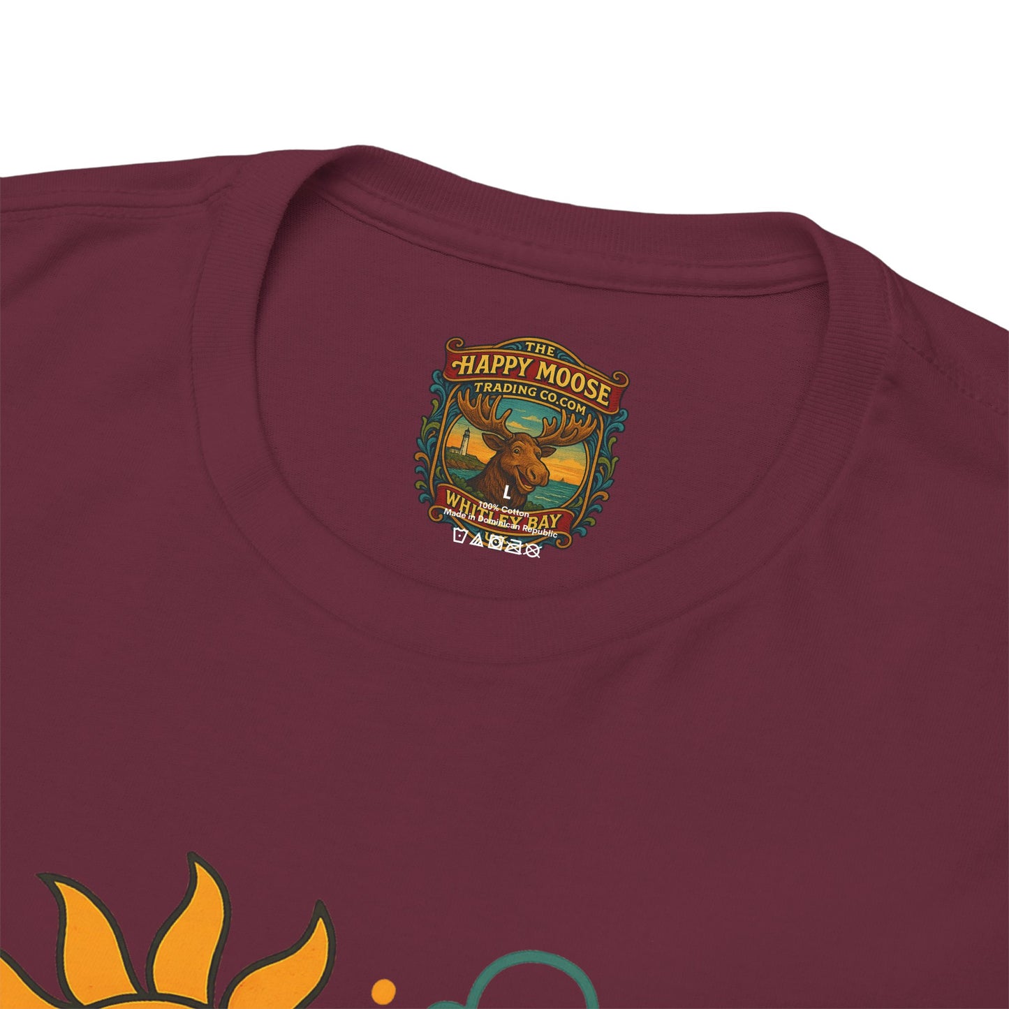 Summer Beach Tee | Surf Waves Palm Tree Graphic