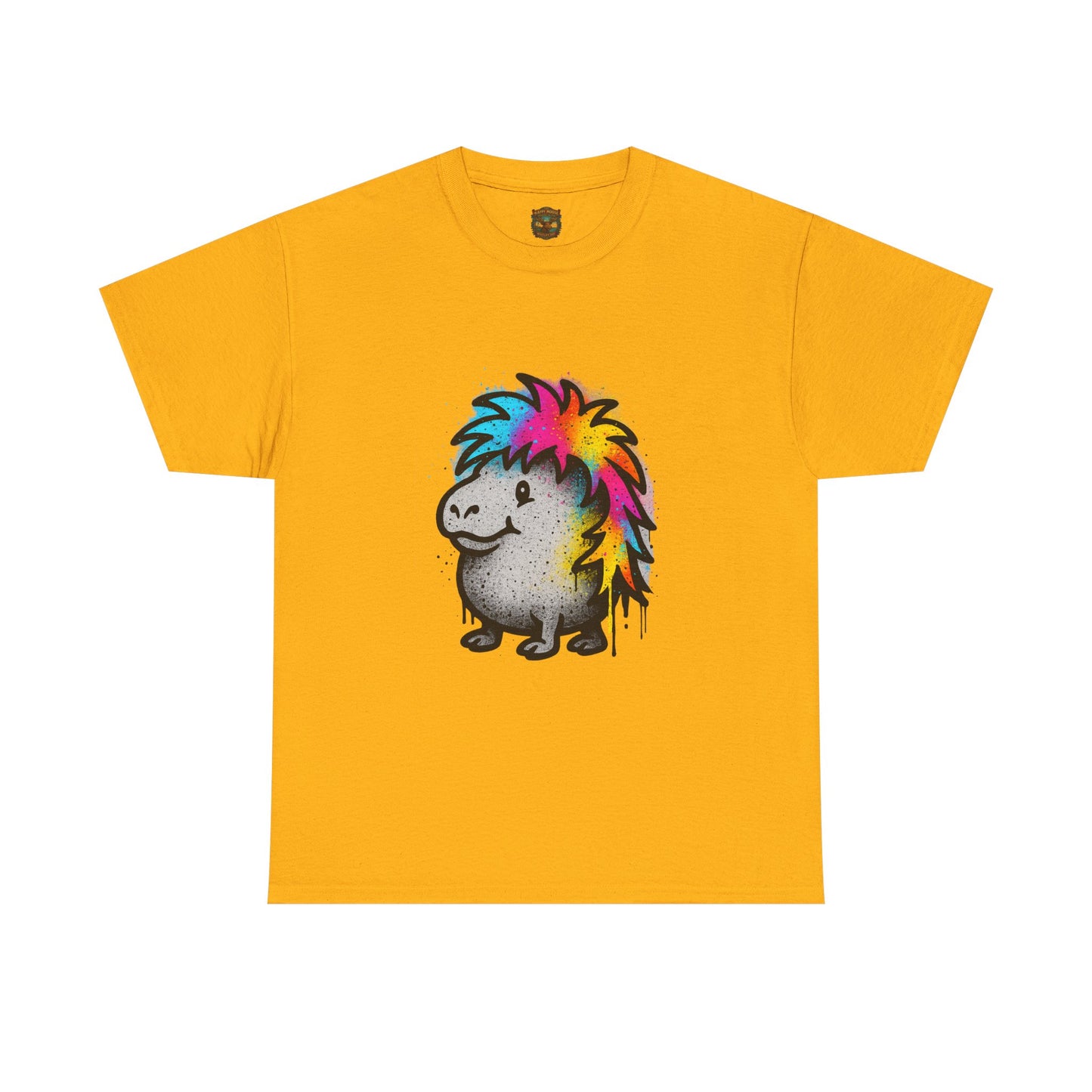 Rainbow Mohawk Quokka T-Shirt — Cute Colorful Quokka Tee