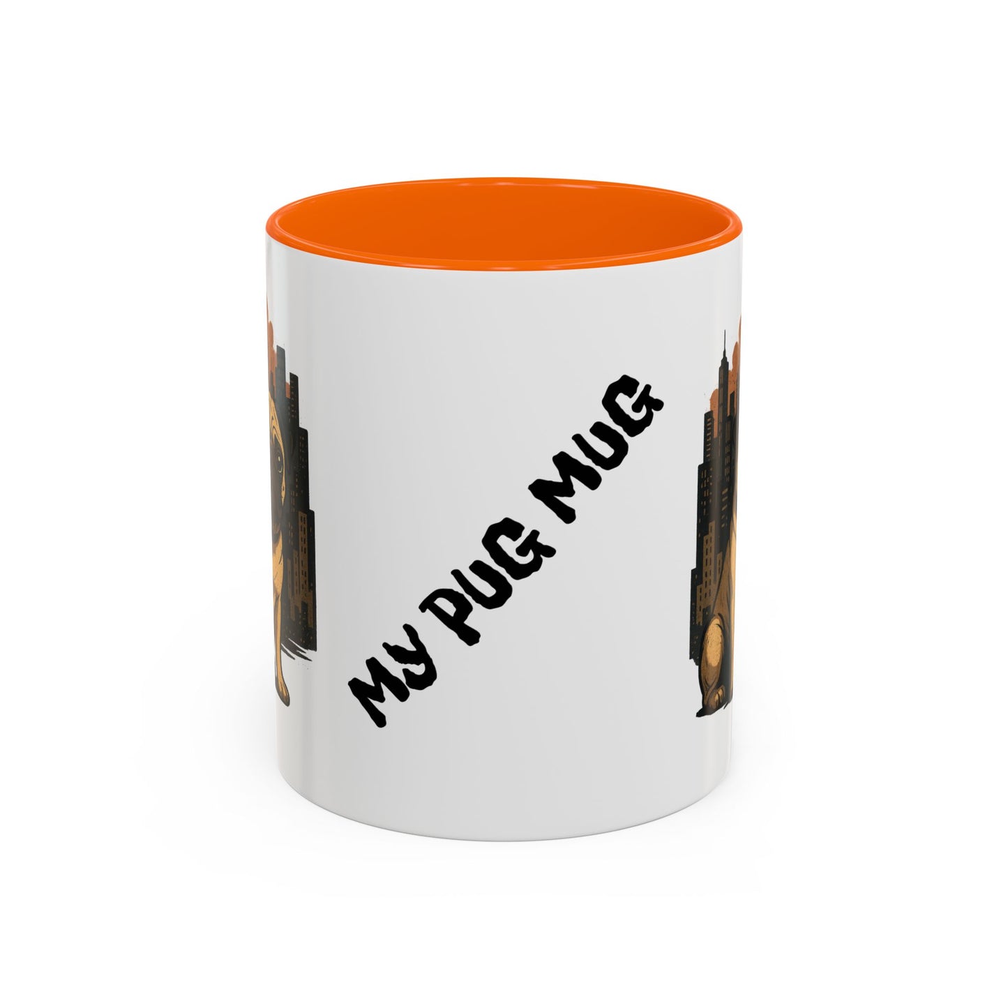 My Pug Mug Coffee Mug — Rustic Mountain Sunset Design