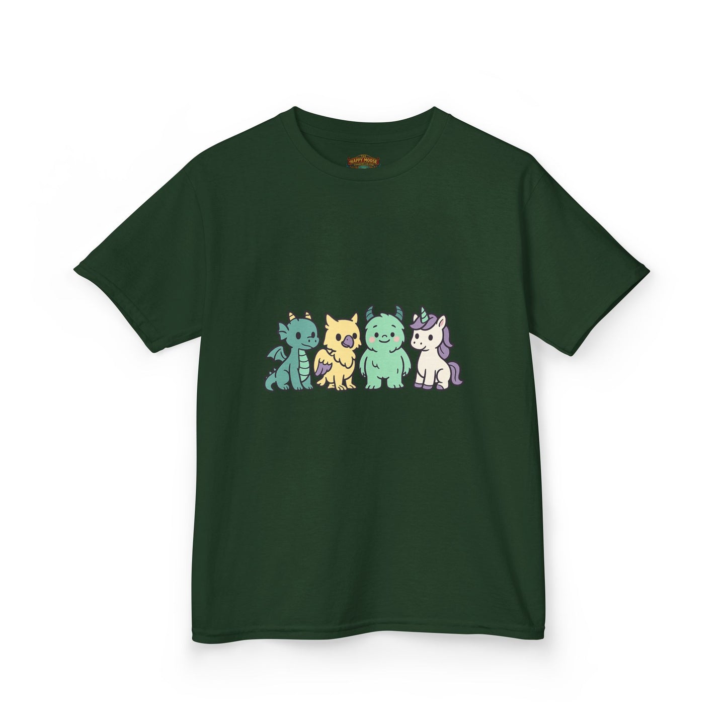 Kids Cat Crew T‑Shirt — Cute Pastel Kittens Graphic Tee for Children