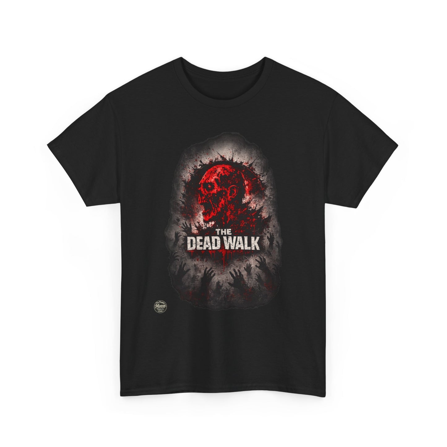 Zombie Graphic Tee — "The Dead Walk" Horror T-Shirt EZ003
