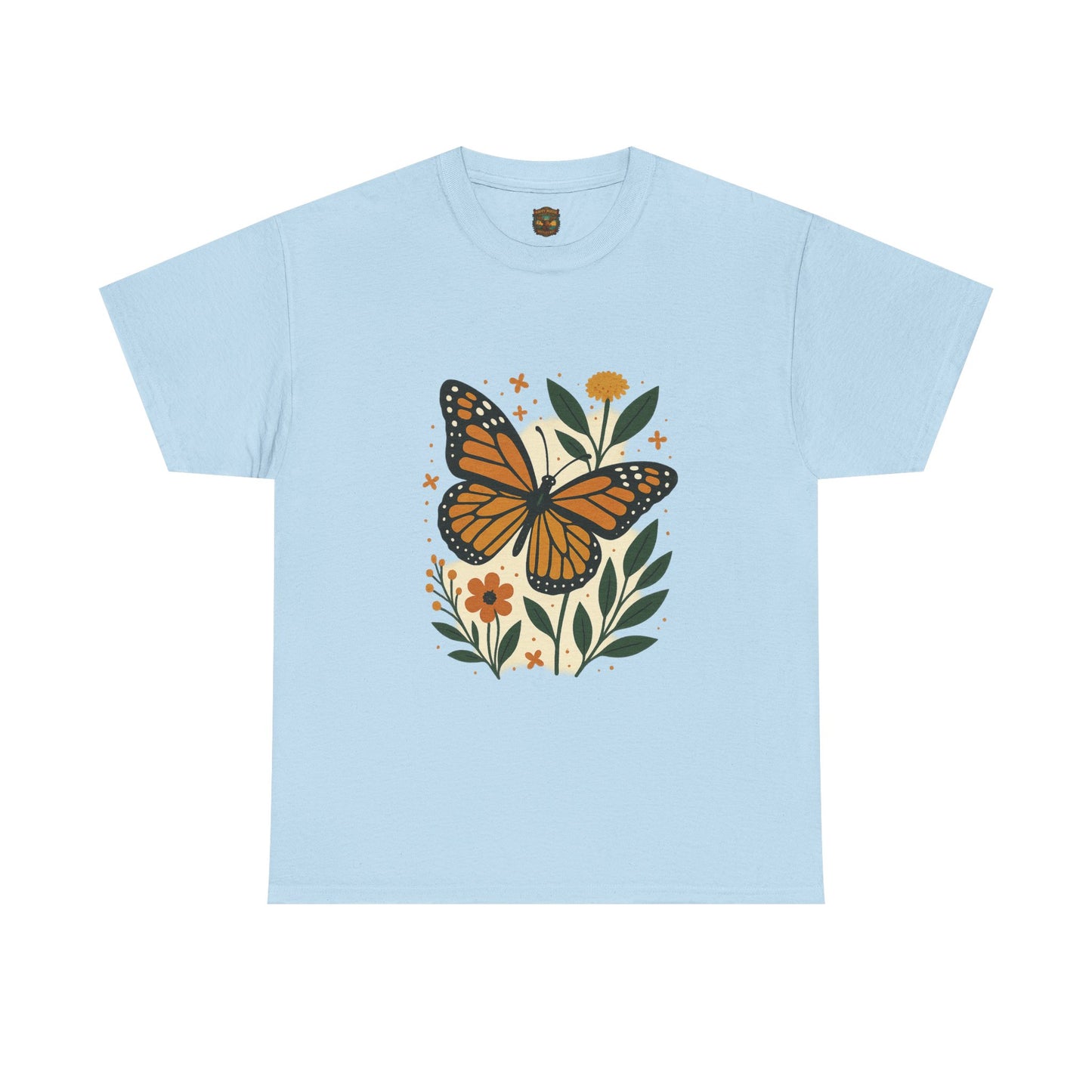 Butterfly T-Shirt — Delicate Monarch Tee for Nature Lovers