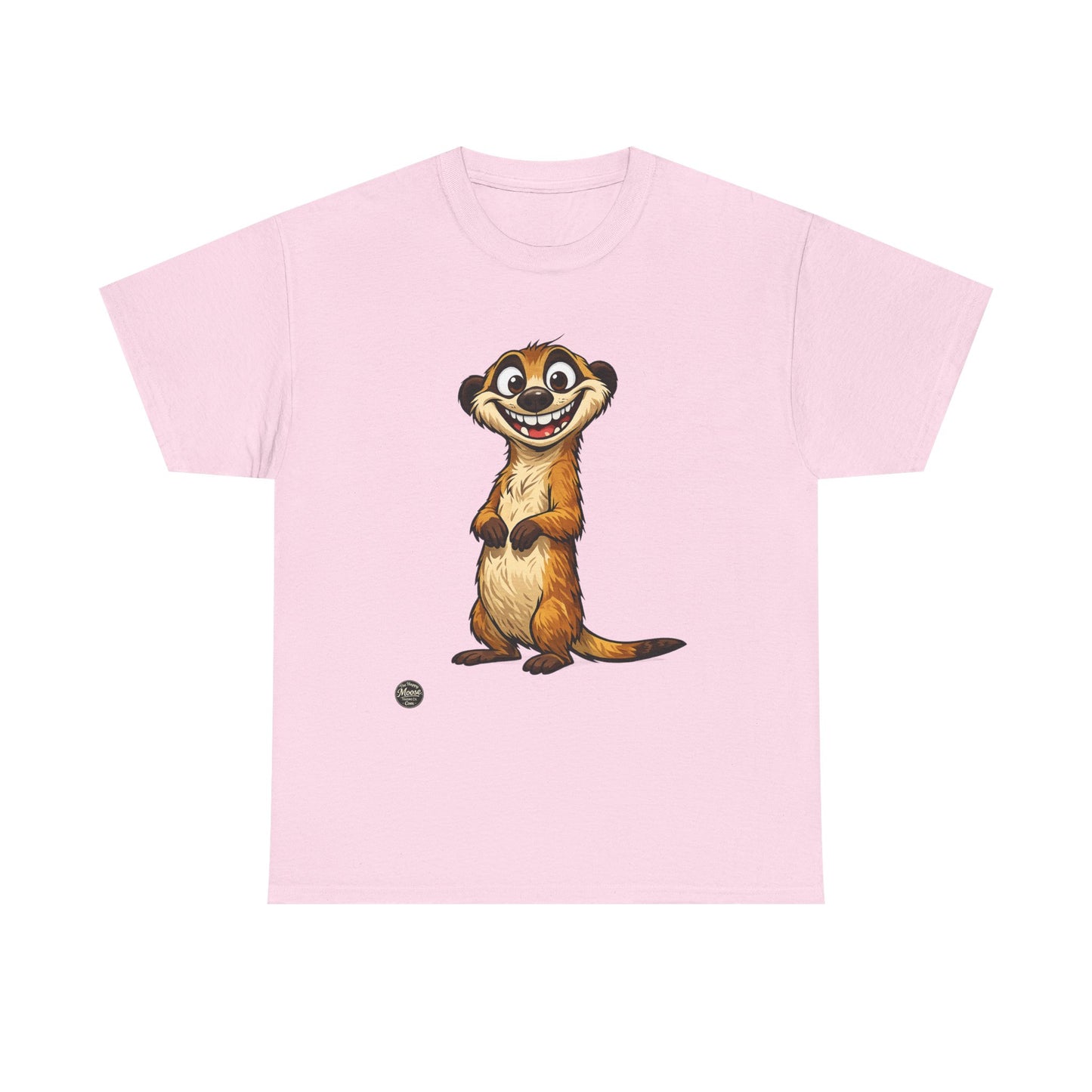 Meerkat Cute Cartoon T-Shirt — Playful Wildlife Tee