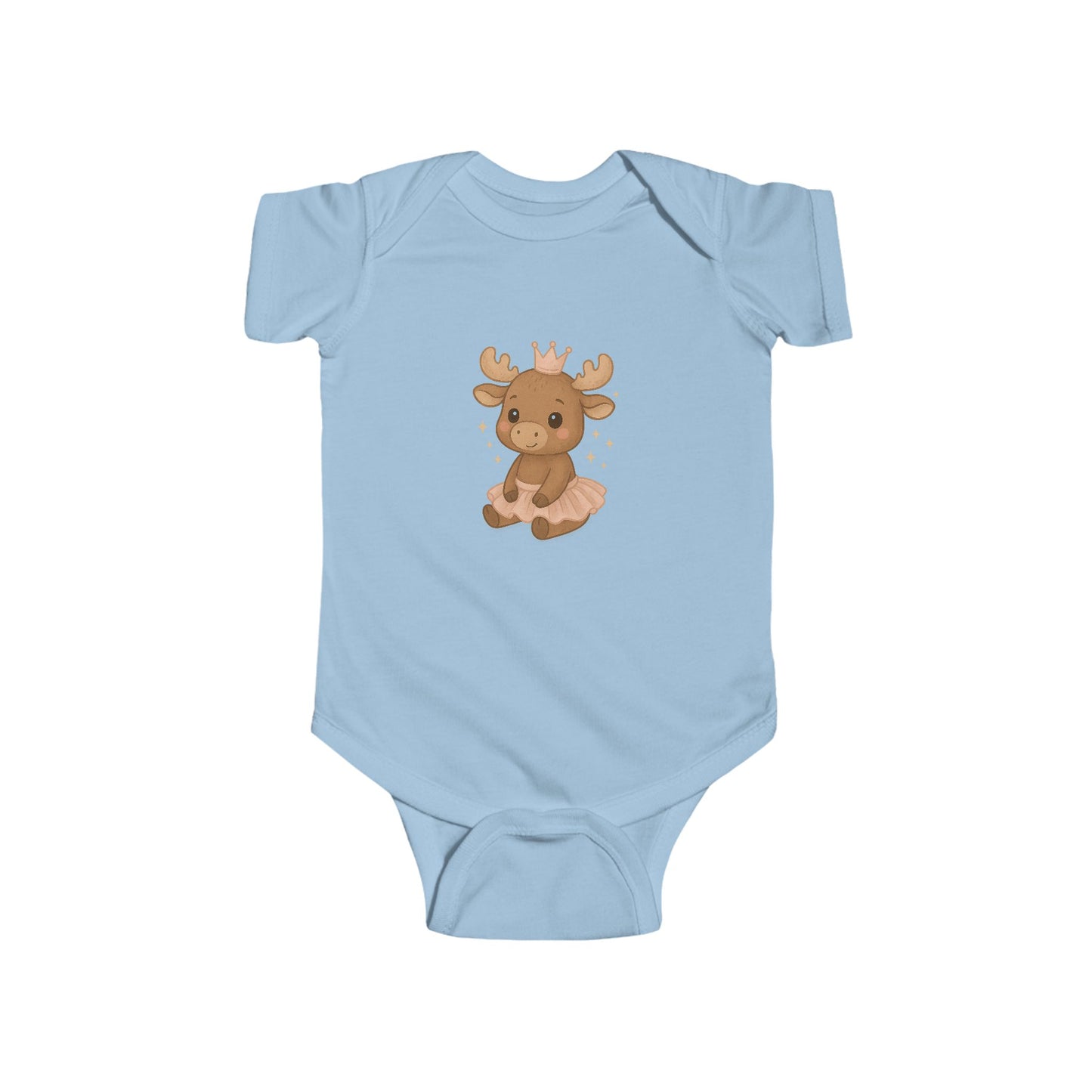 Cute Baby Moose Bodysuit — Adorable Woodland Infant Onesie