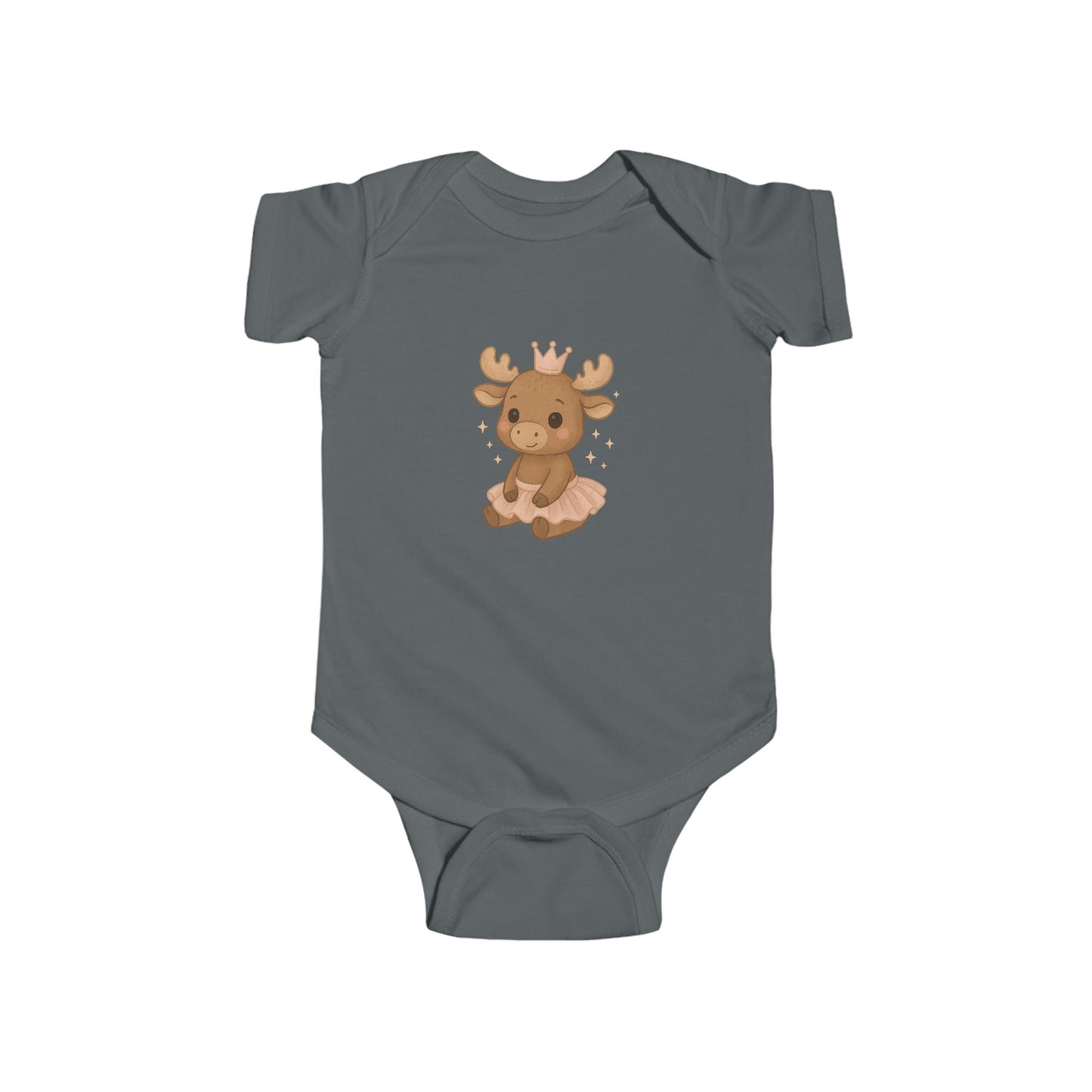 Cute Baby Moose Bodysuit — Adorable Woodland Infant Onesie