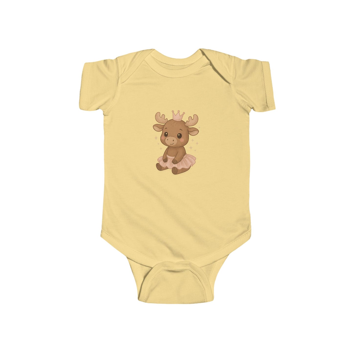 Cute Baby Moose Bodysuit — Adorable Woodland Infant Onesie