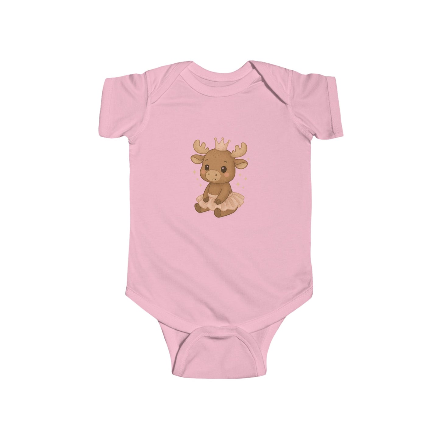 Cute Baby Moose Bodysuit — Adorable Woodland Infant Onesie