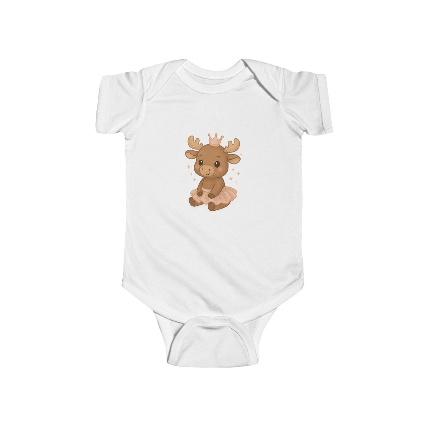 Cute Baby Moose Bodysuit — Adorable Woodland Infant Onesie