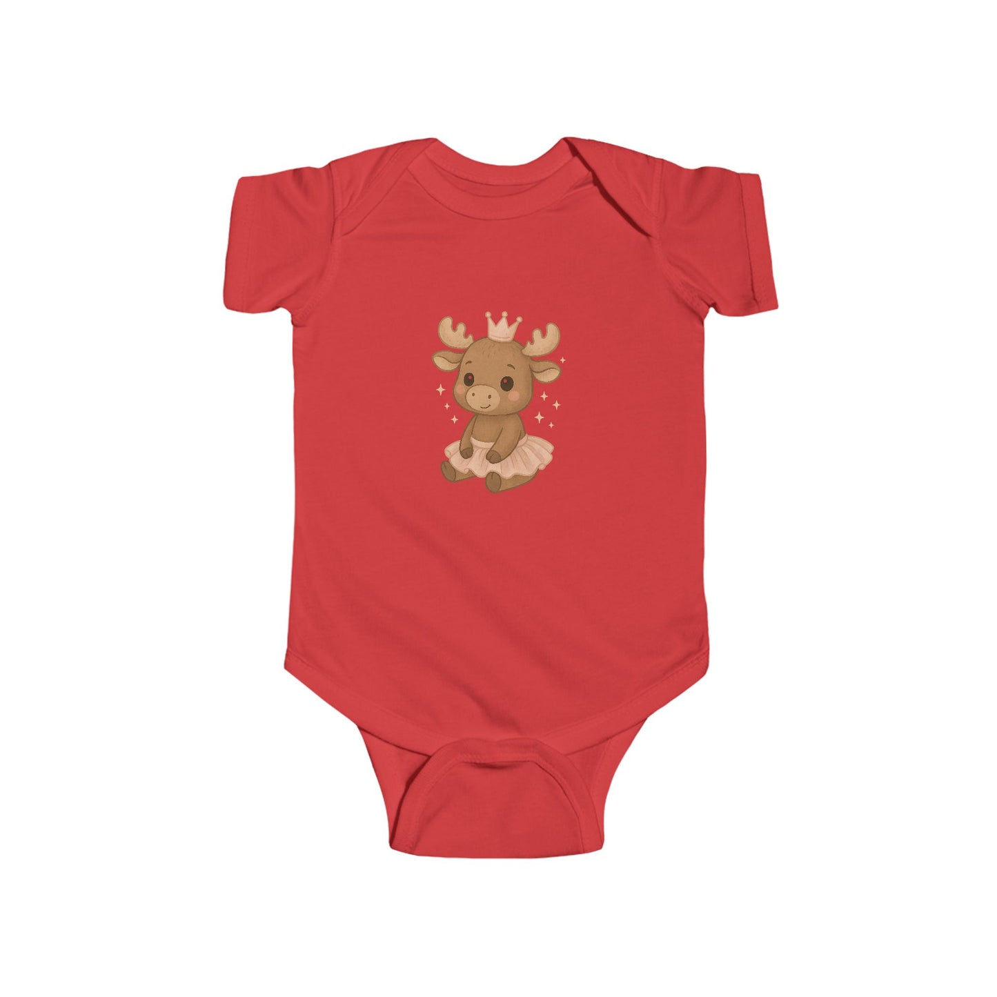 Cute Baby Moose Bodysuit — Adorable Woodland Infant Onesie