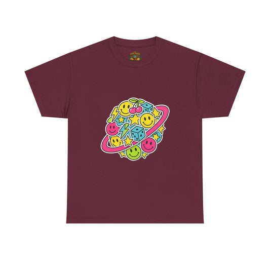 Emoji Planet T-Shirt | Cute Planet Emoji Graphic Tee