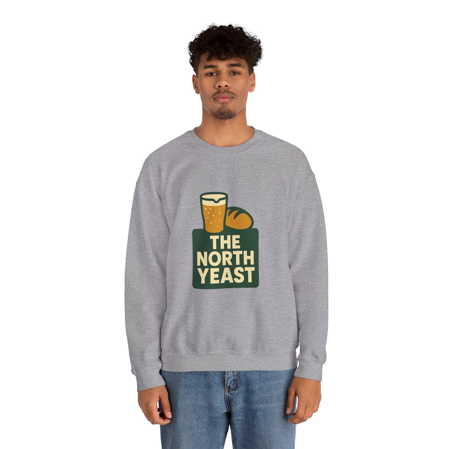 Crewneck Sweatshirt — The North Yeast Beer & Bread Logo