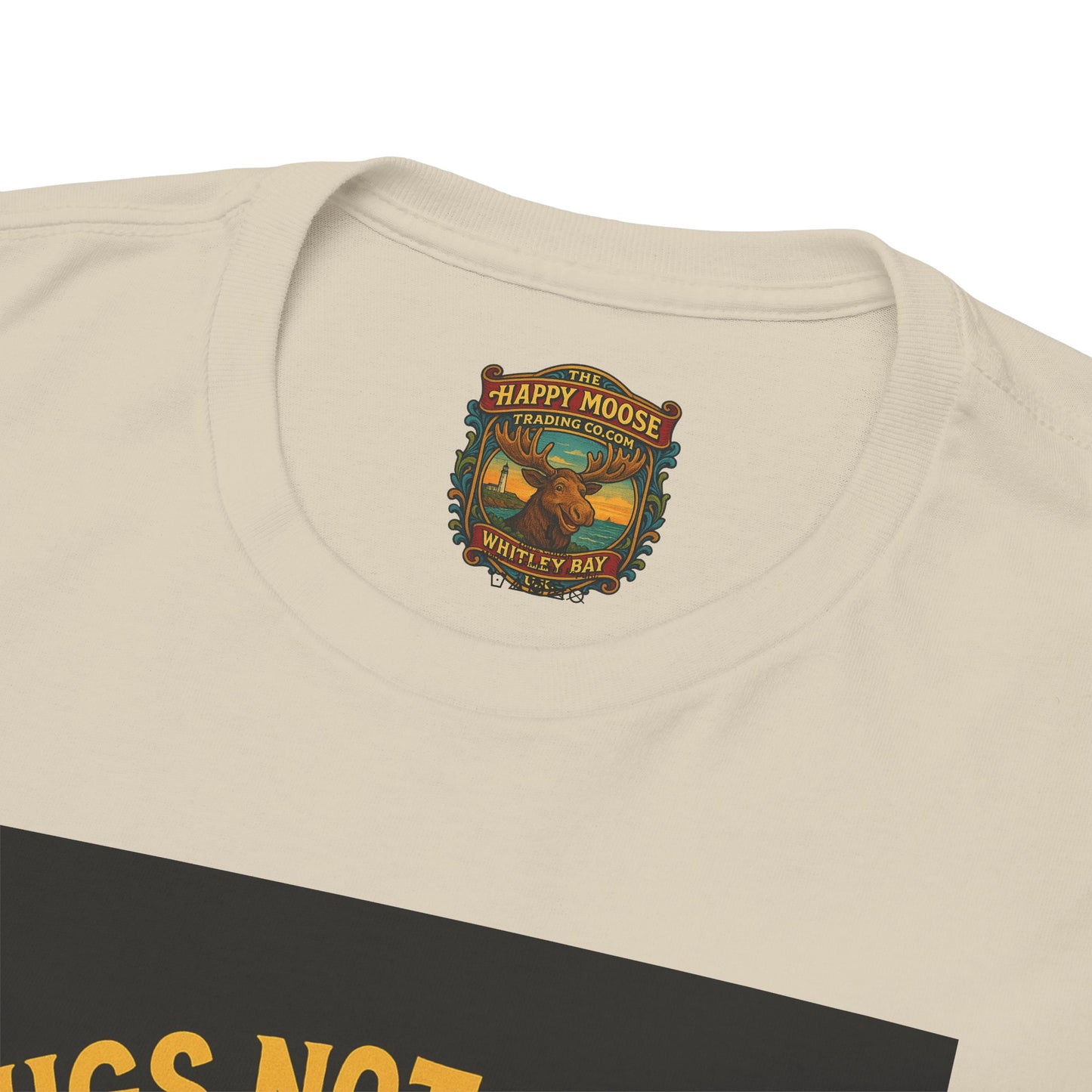 Pugs Not Drugs T-Shirt | Funny Pug Anti-Drug Design