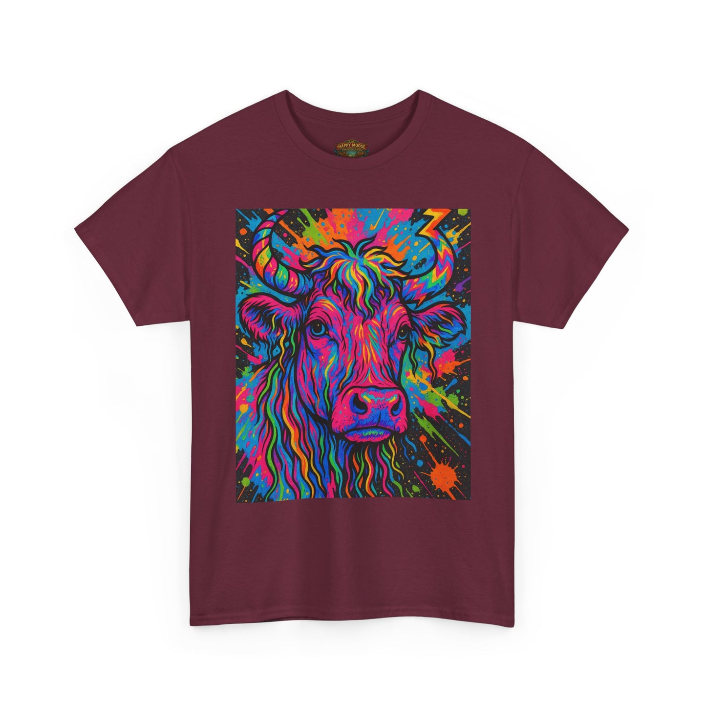 Psychedelic Cow Art Tee