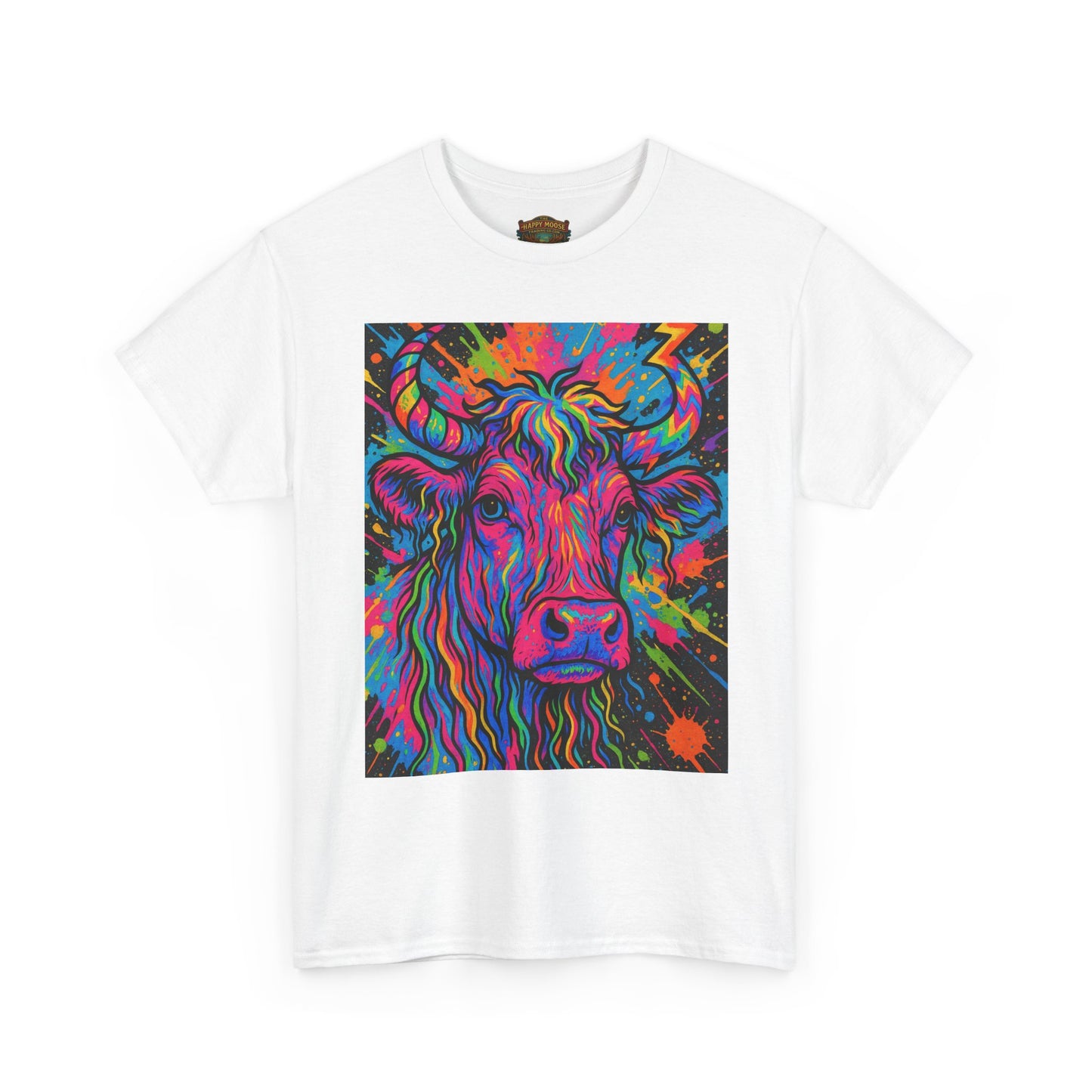 Psychedelic Cow Art Tee