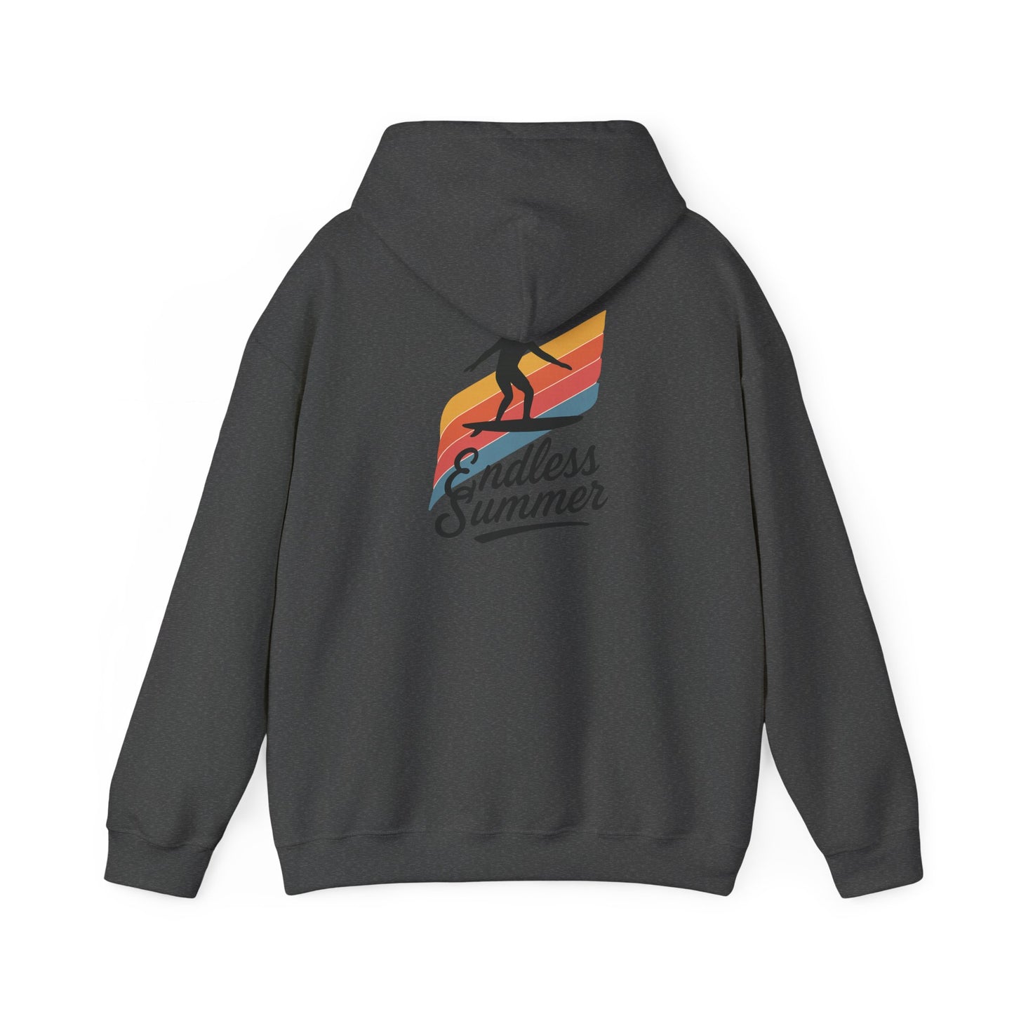 Endless Summer Surf Hoodie — Retro Sunset Skateboard Pullover