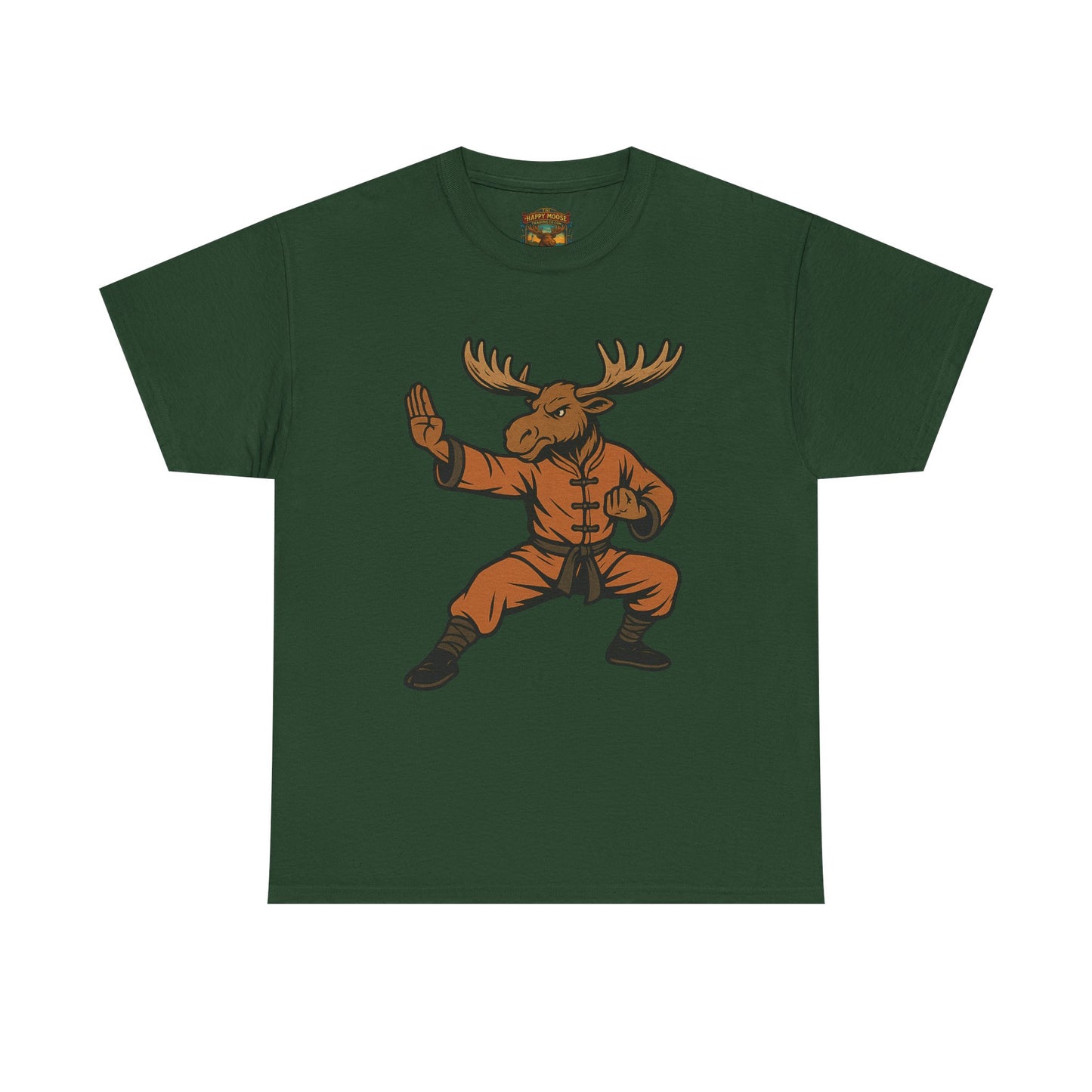 Moose Lee Kung Fu T-Shirt — Martial Arts Moose Graphic Tee
