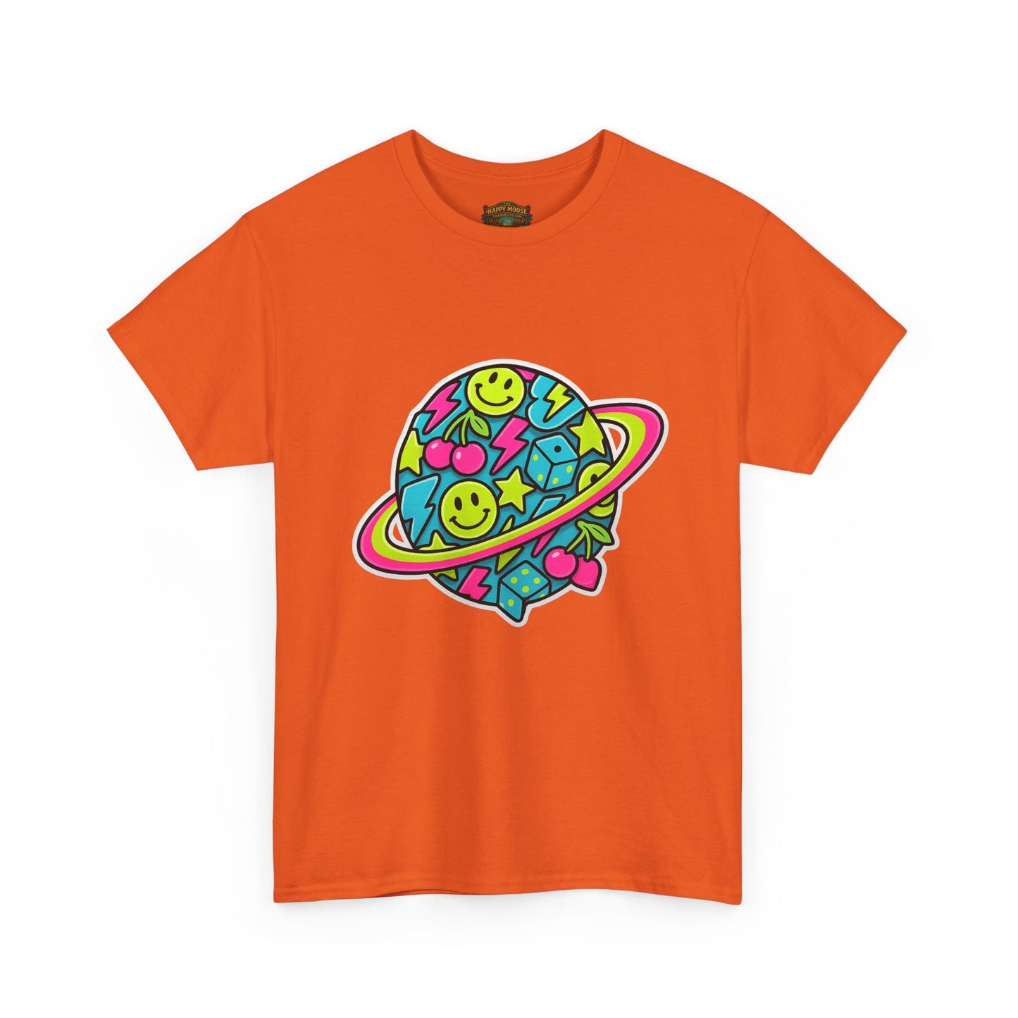Smiley Planet T-Shirt | Space Cute Graphic Tee