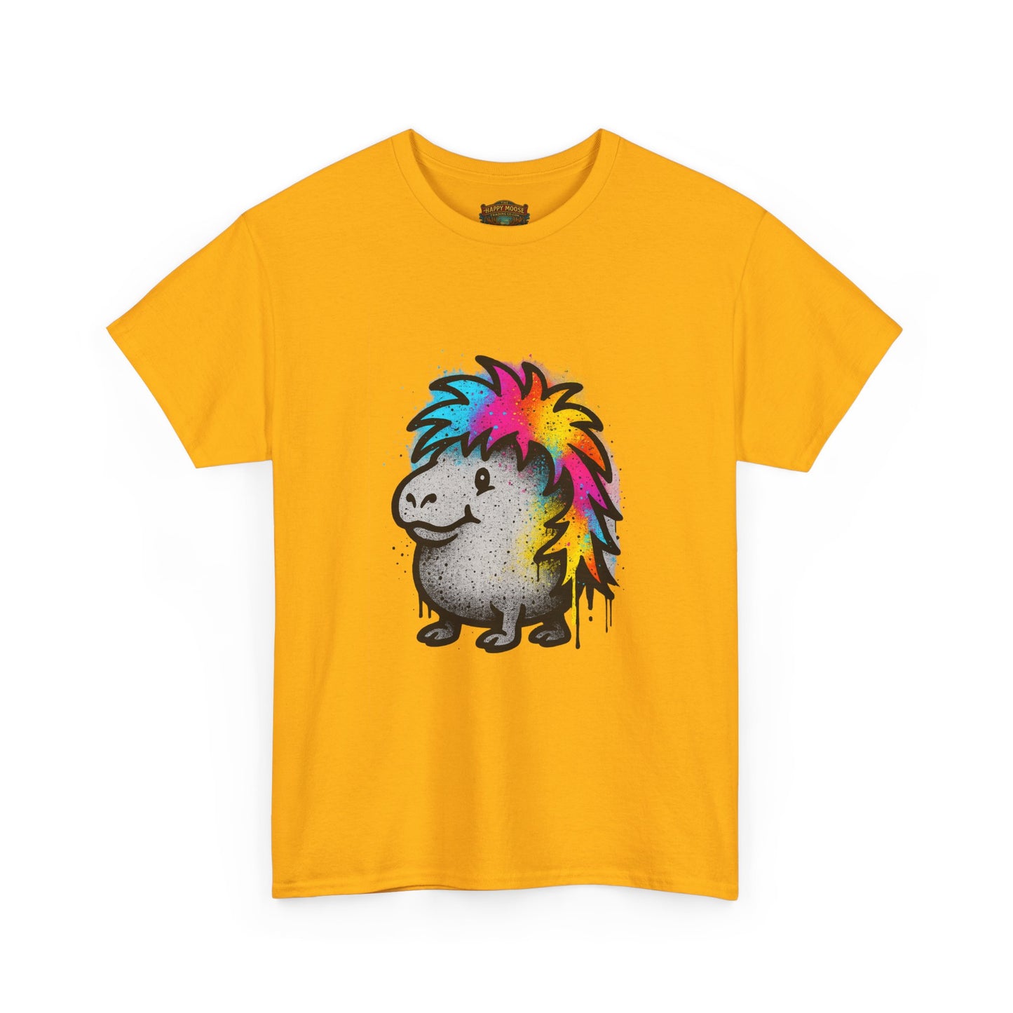 Rainbow Mohawk Quokka T-Shirt — Cute Colorful Quokka Tee