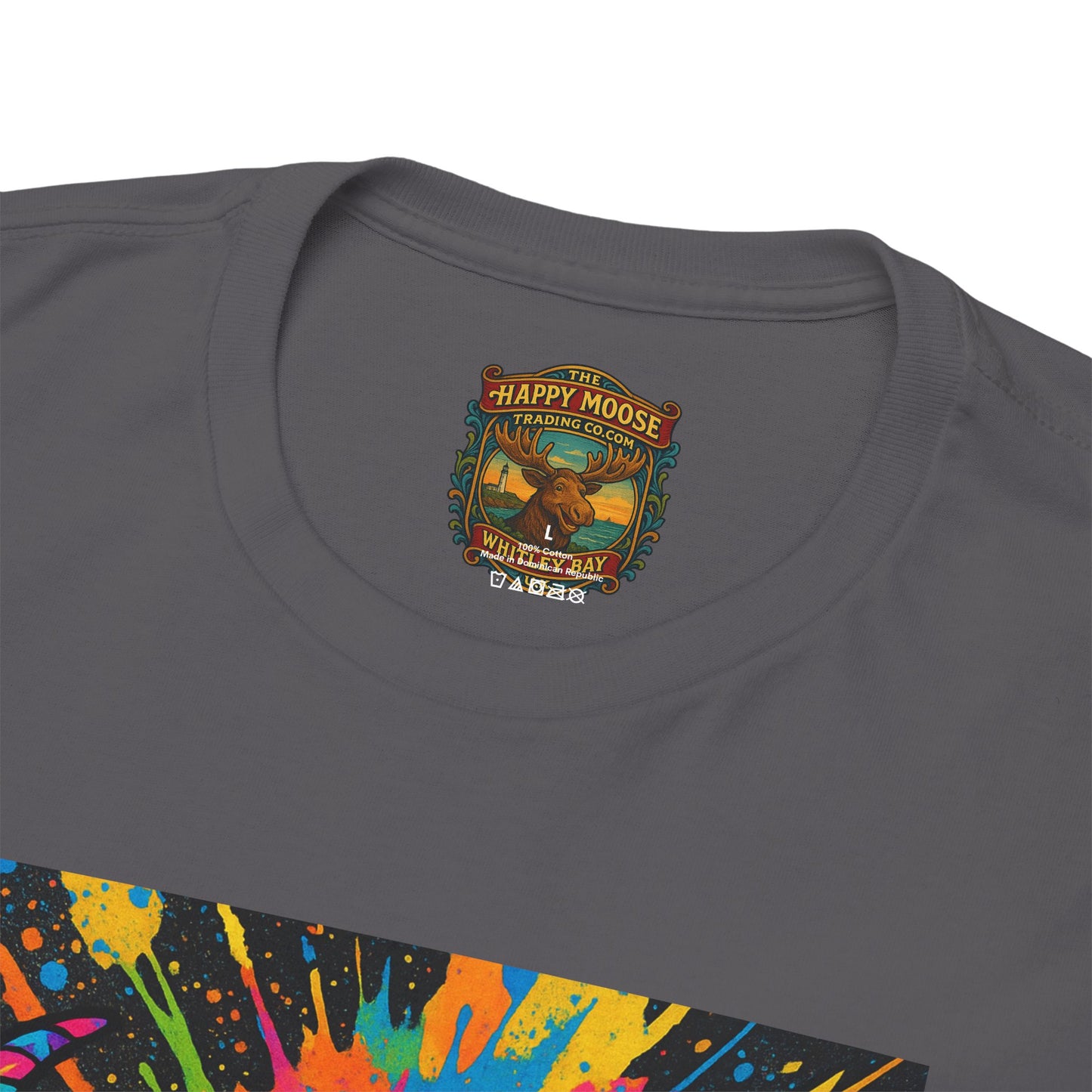 Psychedelic Highland Cow T-Shirt | Retro Rainbow Cow Art 4