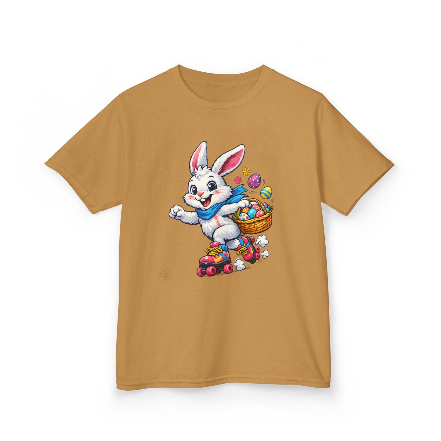 Kids Easter Bunny T-Shirt — Bunny with Easter Eggs Basket