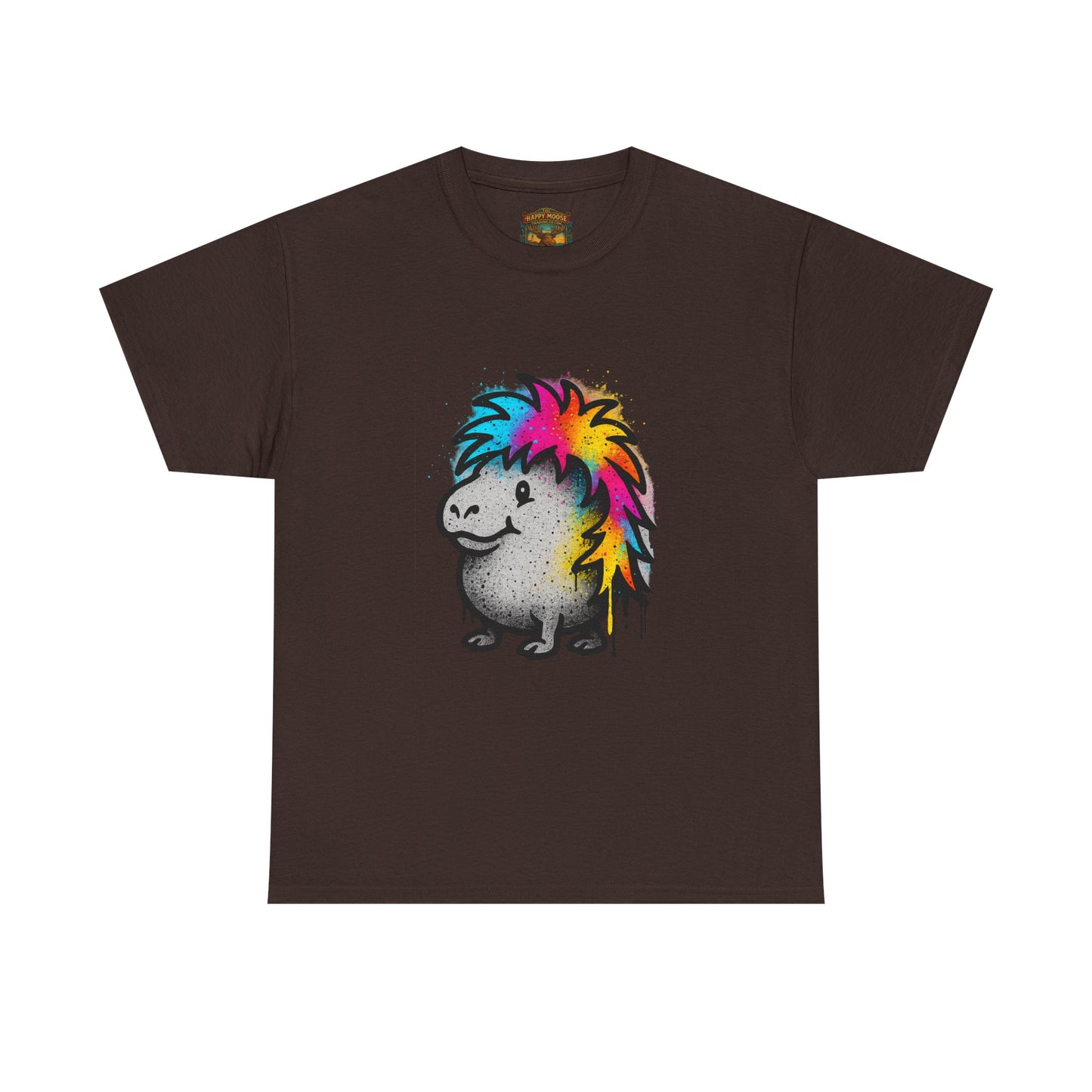 Rainbow Mohawk Quokka T-Shirt — Cute Colorful Quokka Tee