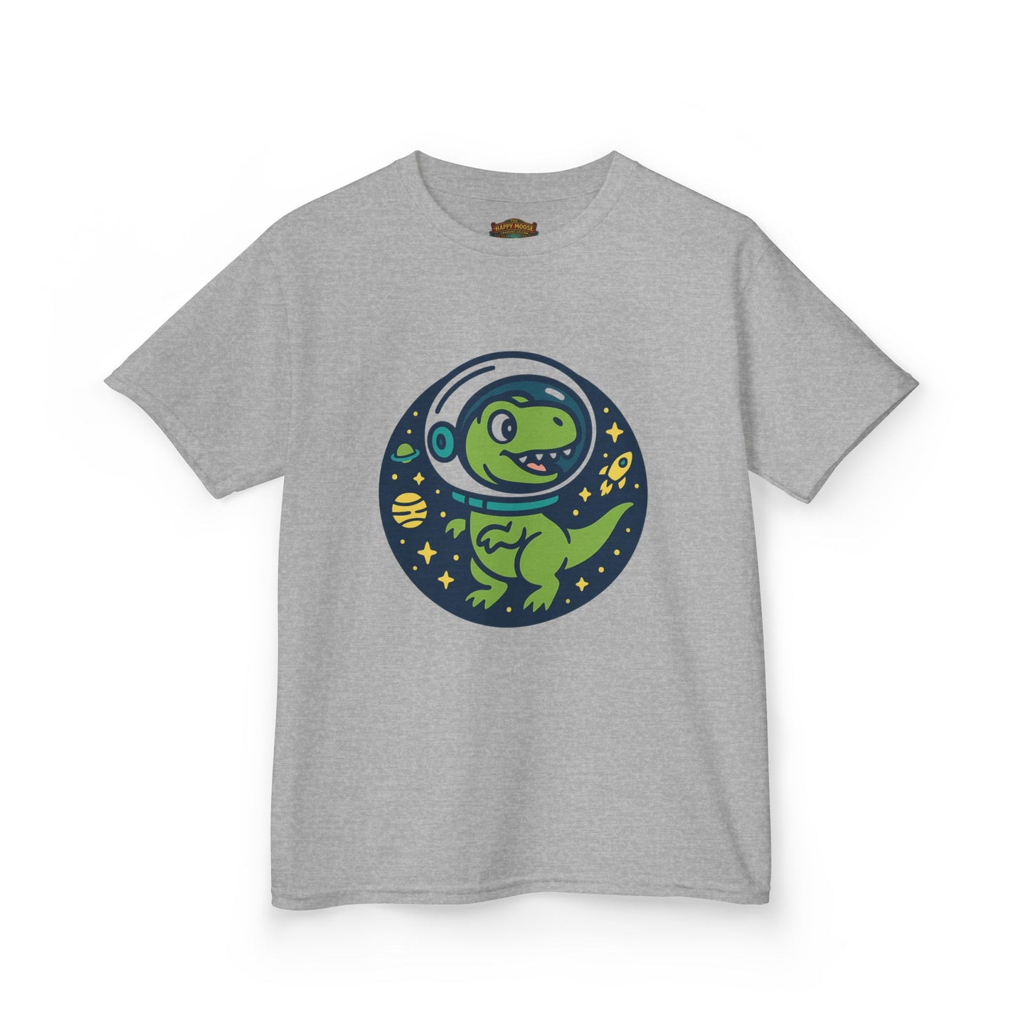 Kids Tee — Space Dino Astronaut Graphic