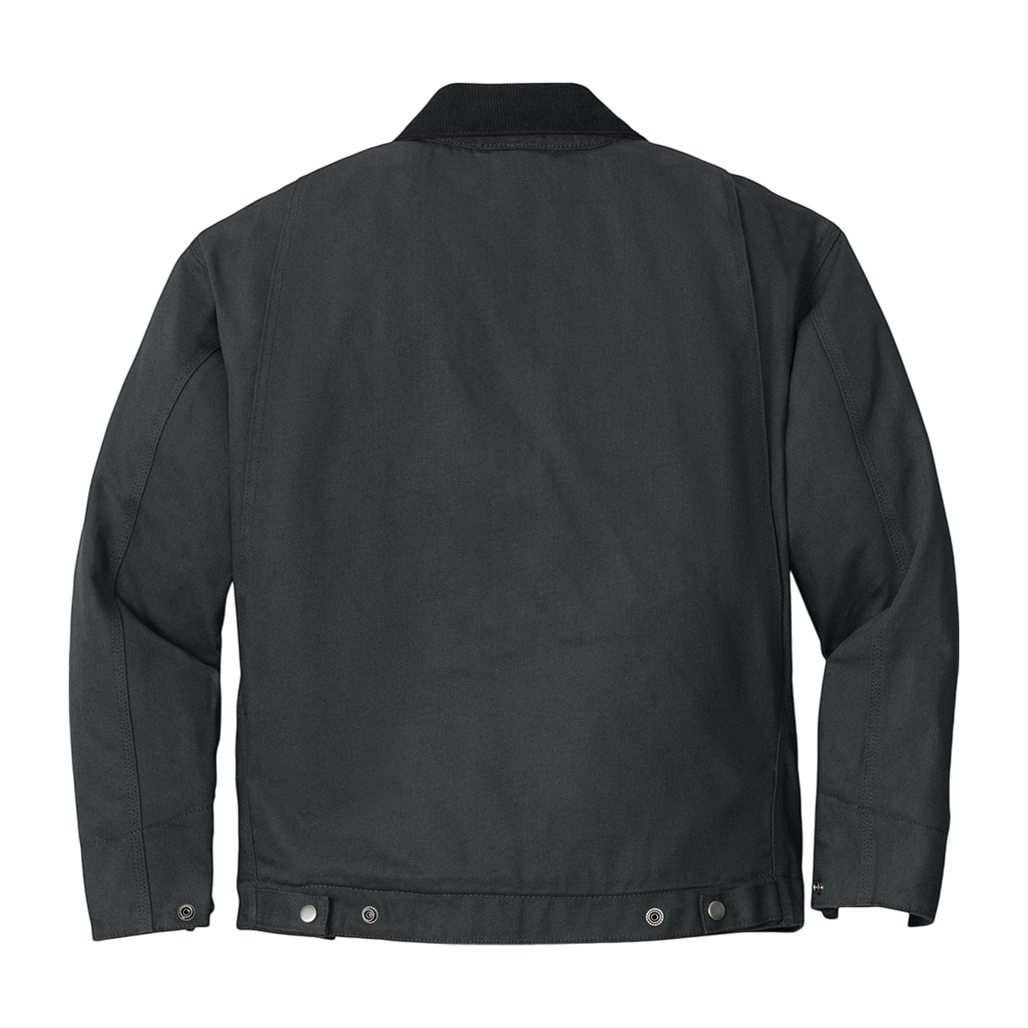 Embroidered Jacket with Green H.M. Crest — Durable Duck Cloth Jacket