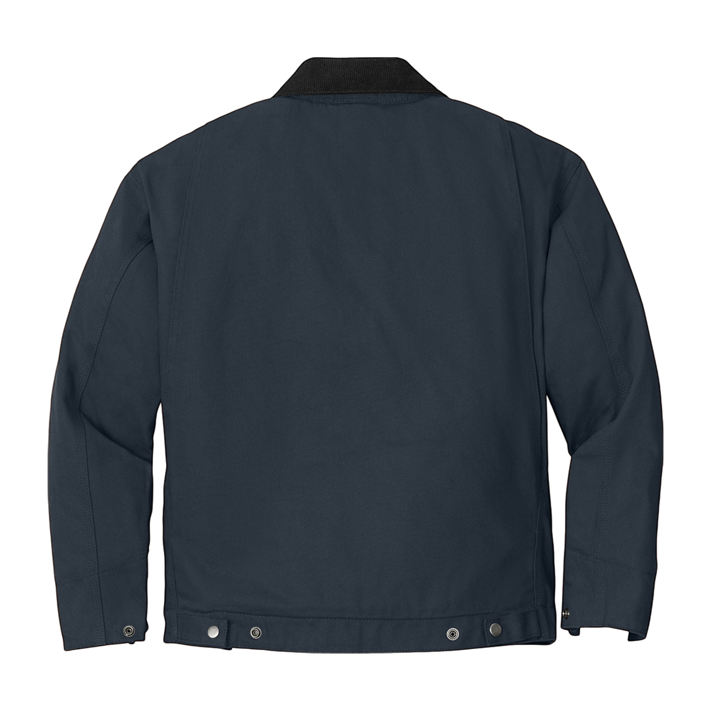 Embroidered Jacket with Green H.M. Crest — Durable Duck Cloth Jacket